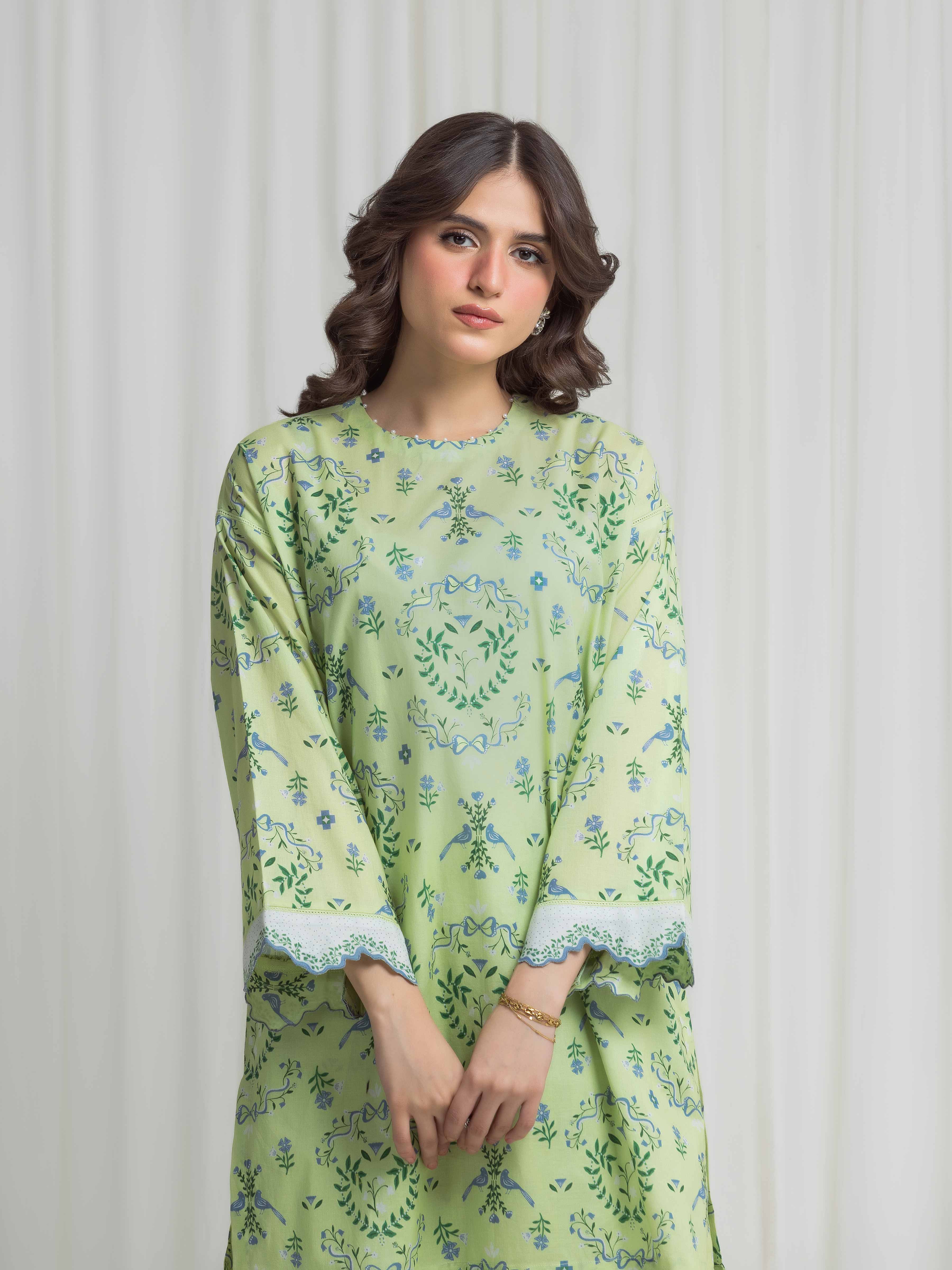 Printed Lawn Co-Ord Set - EWTKP6-86038ST - Image 2