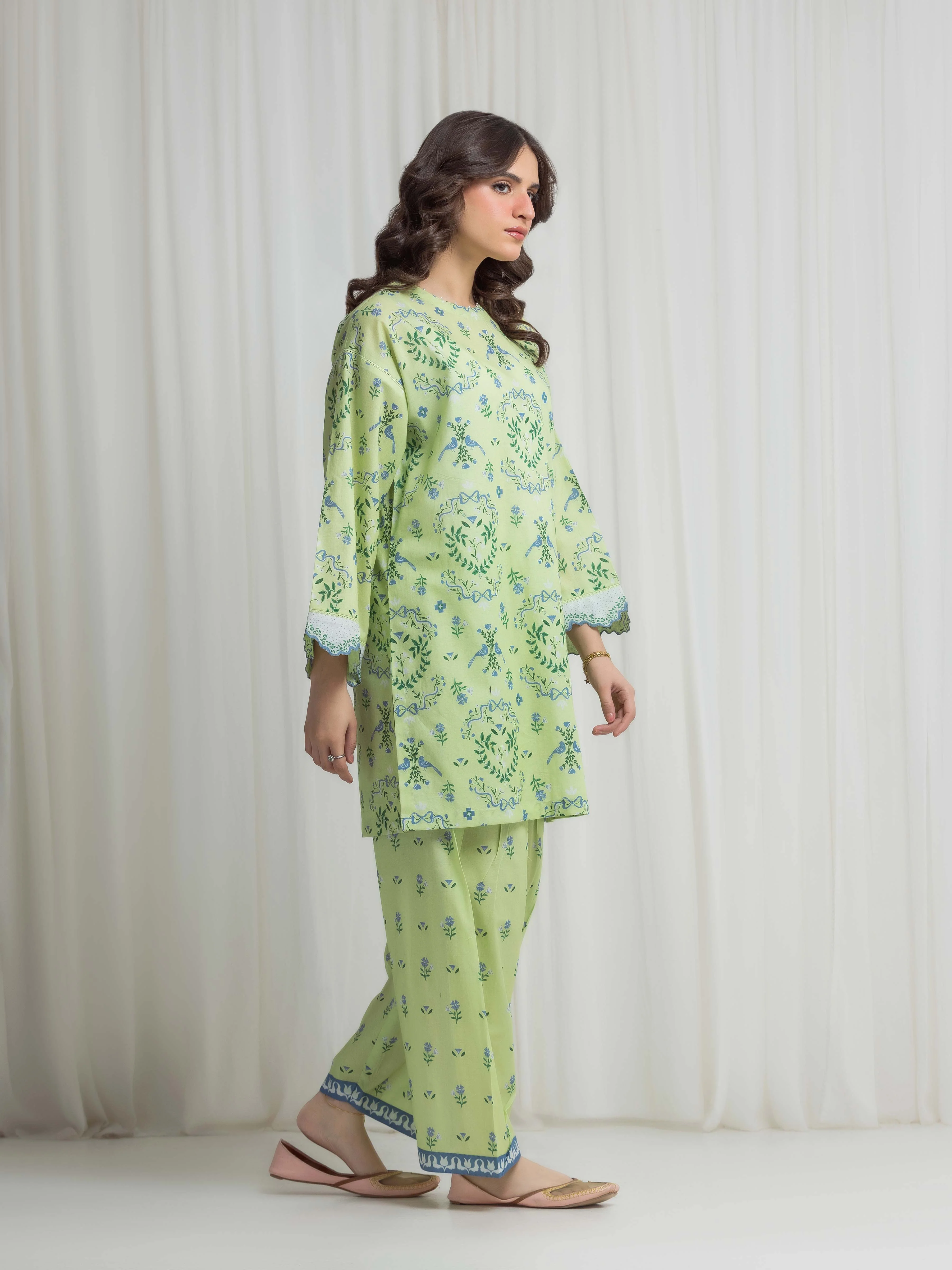 Printed Lawn Co-Ord Set - EWTKP6-86038ST - Image 5