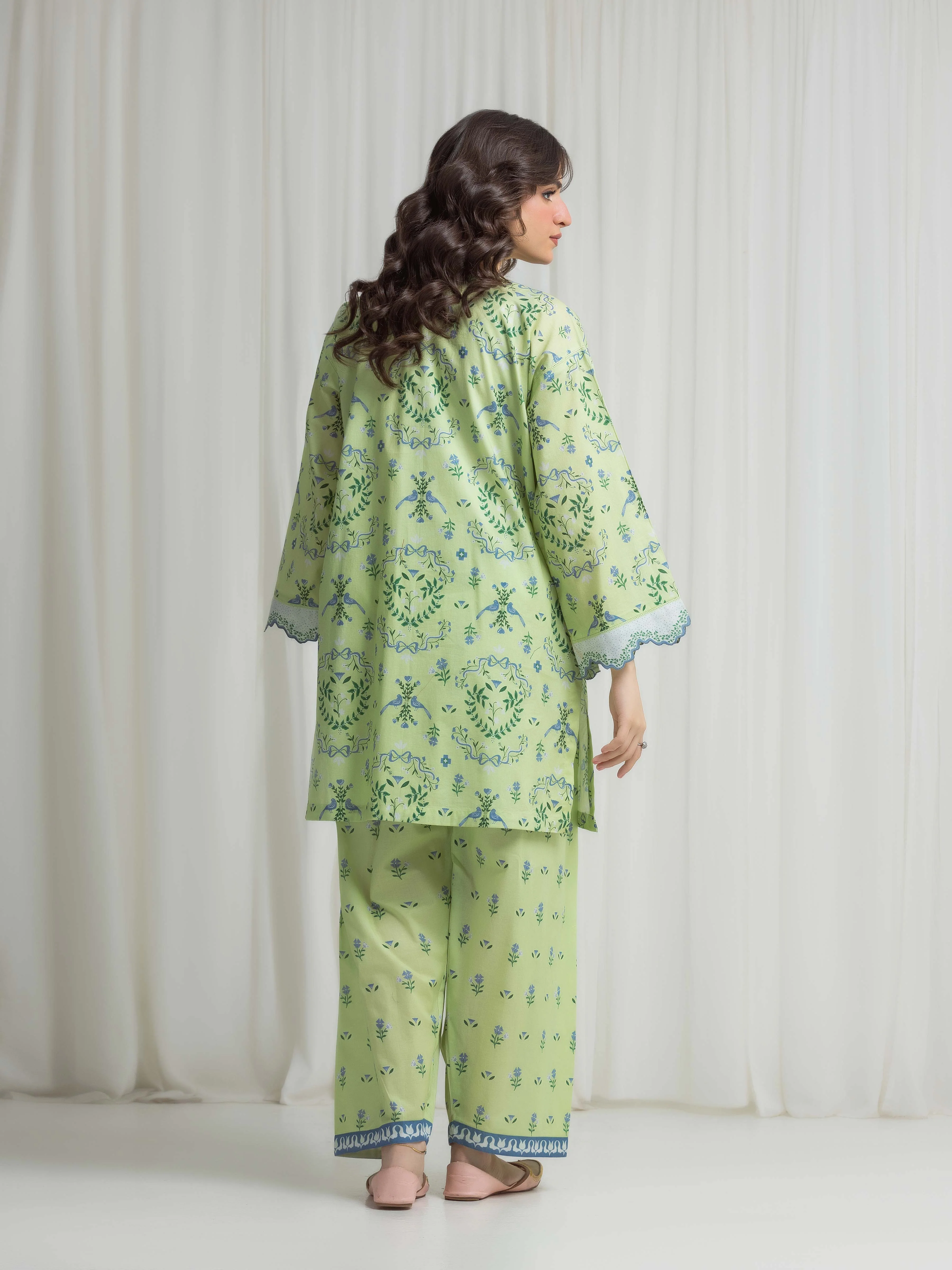 Printed Lawn Co-Ord Set - EWTKP6-86038ST - Image 6