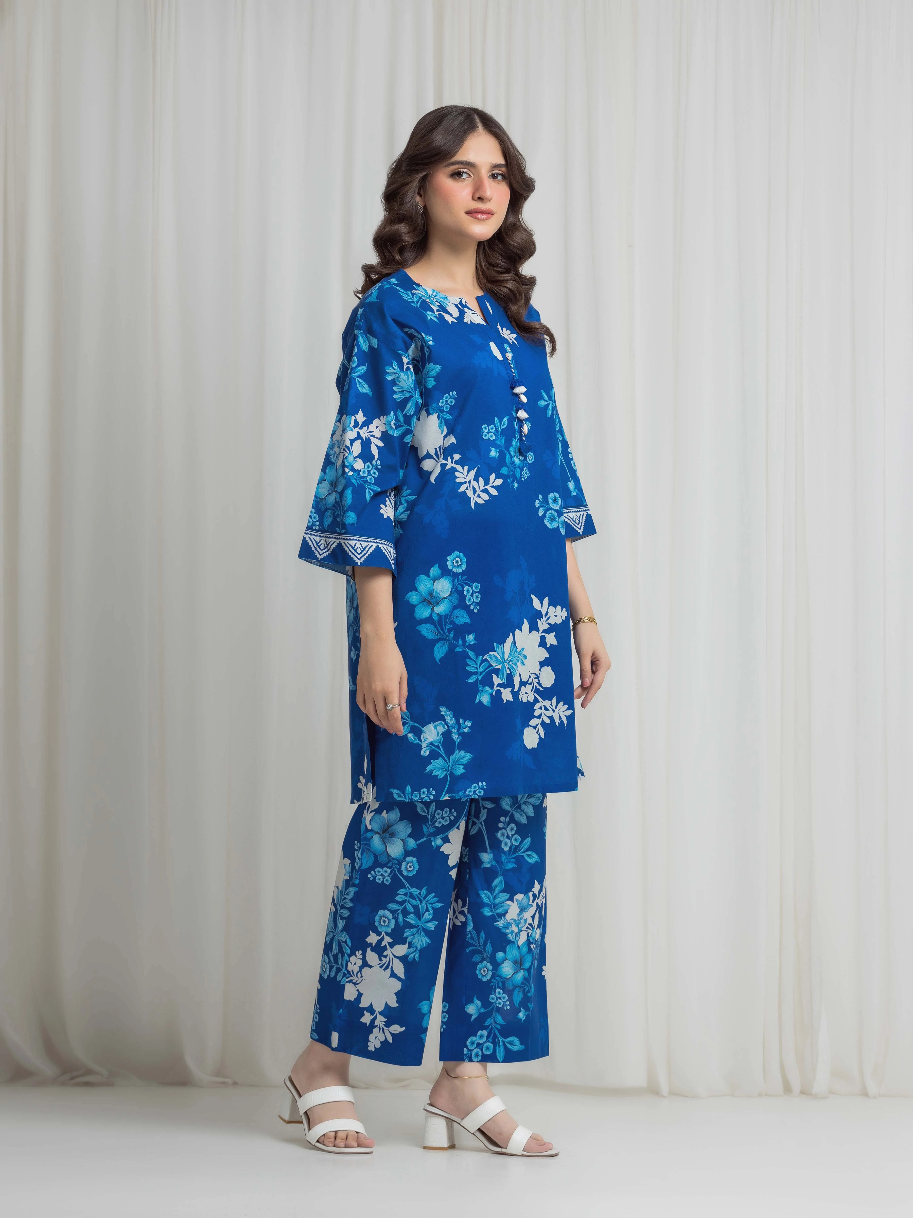 Printed Lawn Co-Ord Set - EWTKP6-86039ST - Image 5