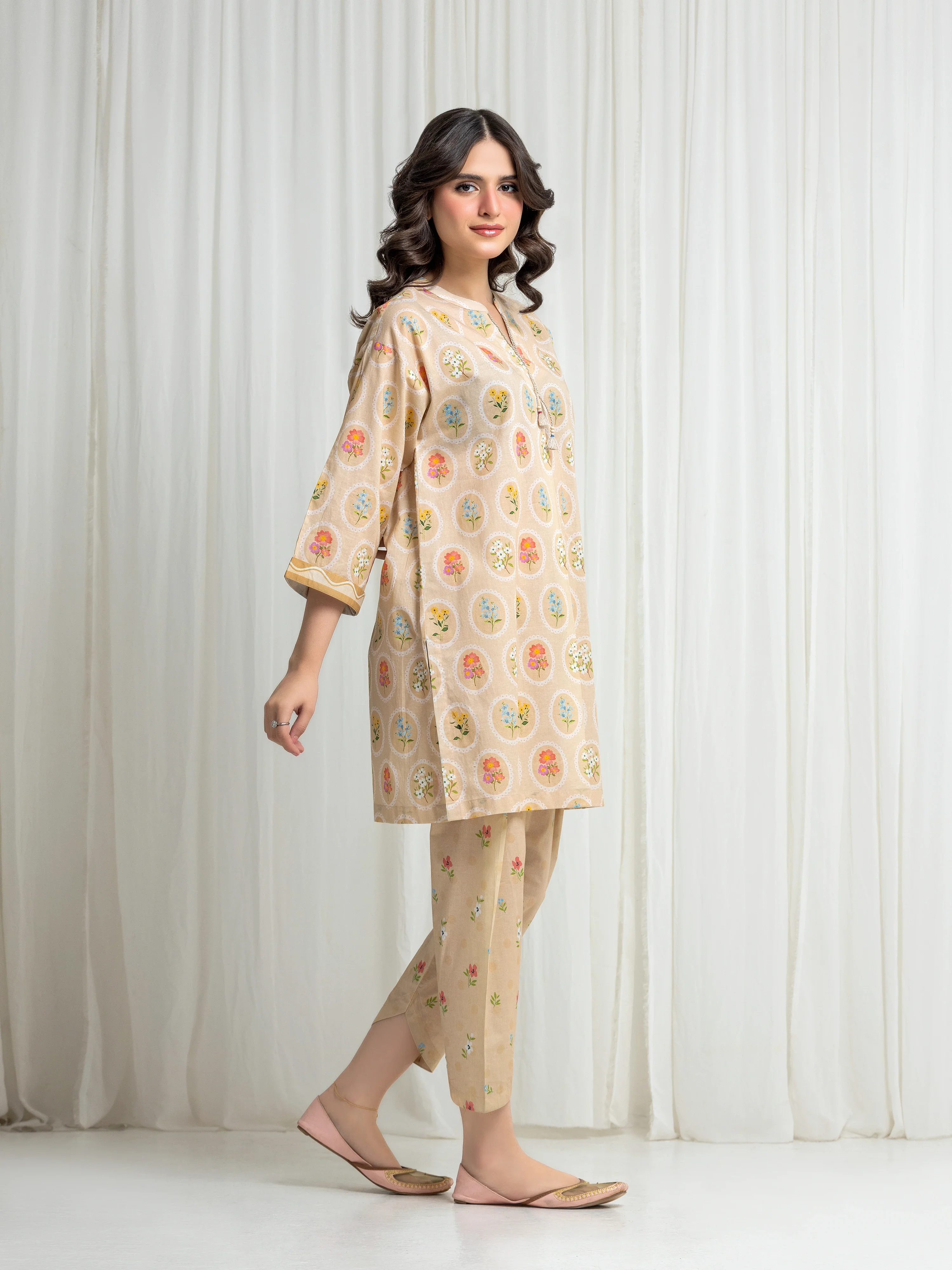 Printed Lawn Co-Ord Set - EWTKP6-86041ST - Image 5
