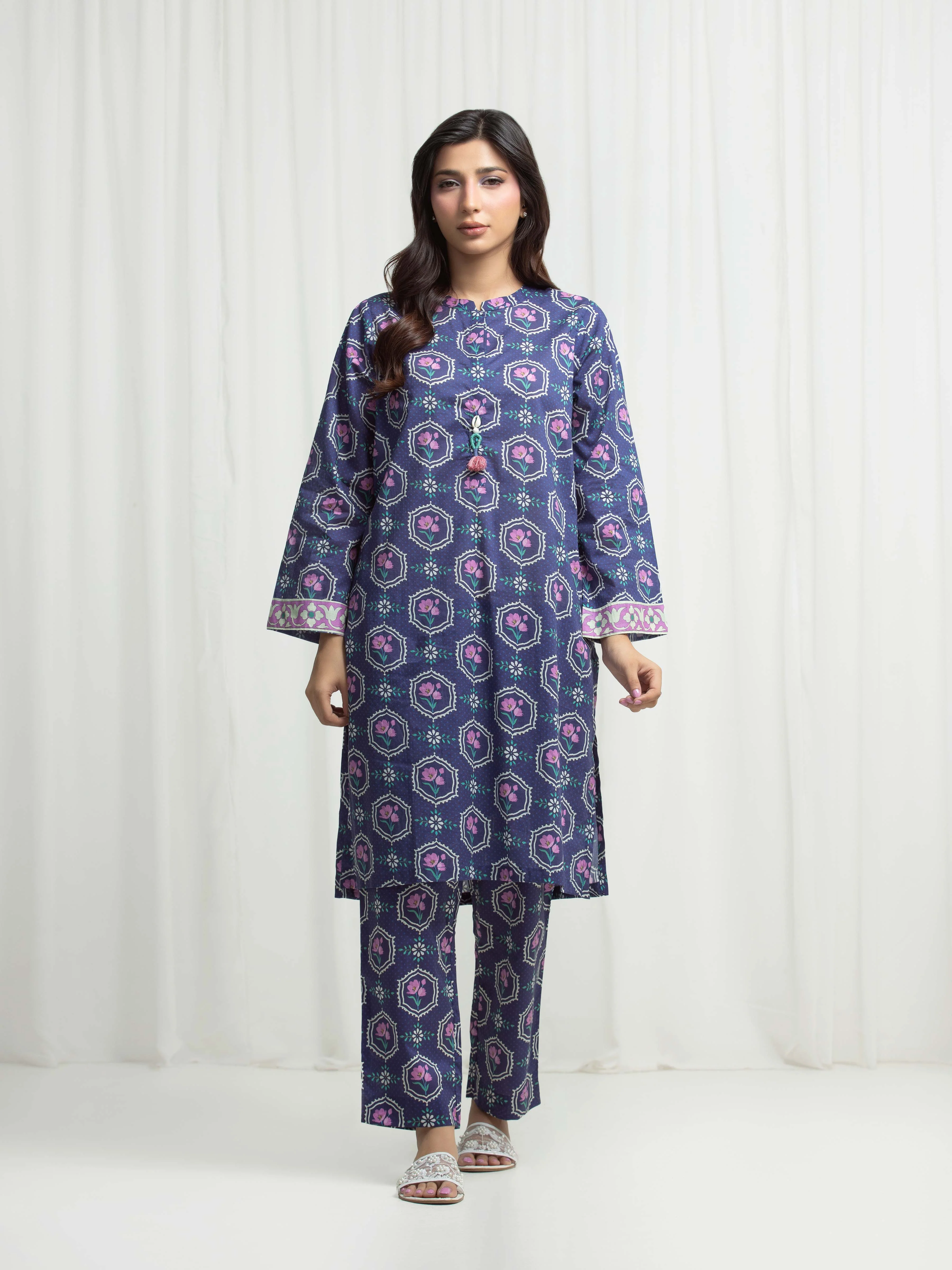 Printed Lawn Co-Ord Set - EWTKP6-86042ST