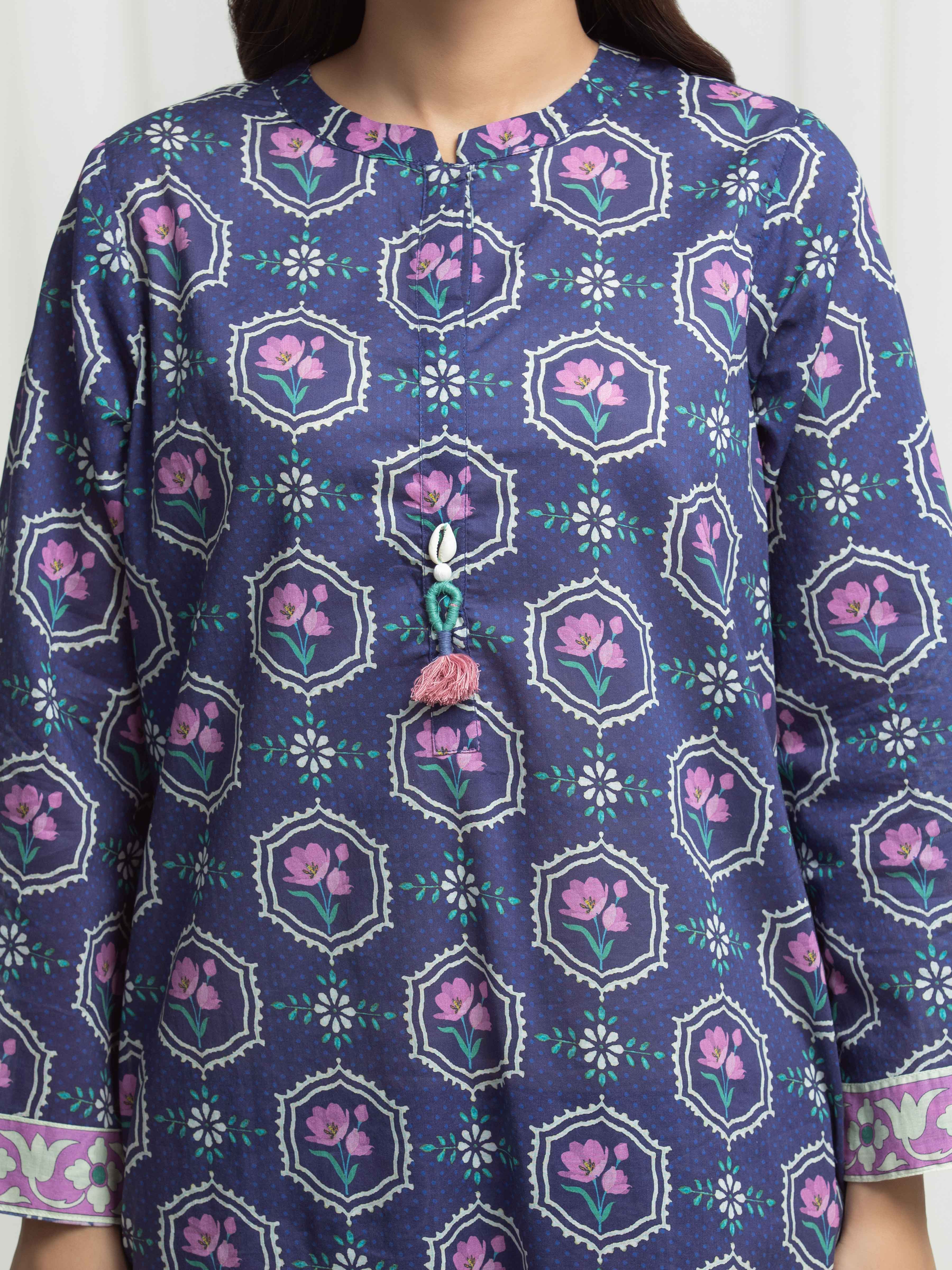 Printed Lawn Co-Ord Set - EWTKP6-86042ST - Image 3