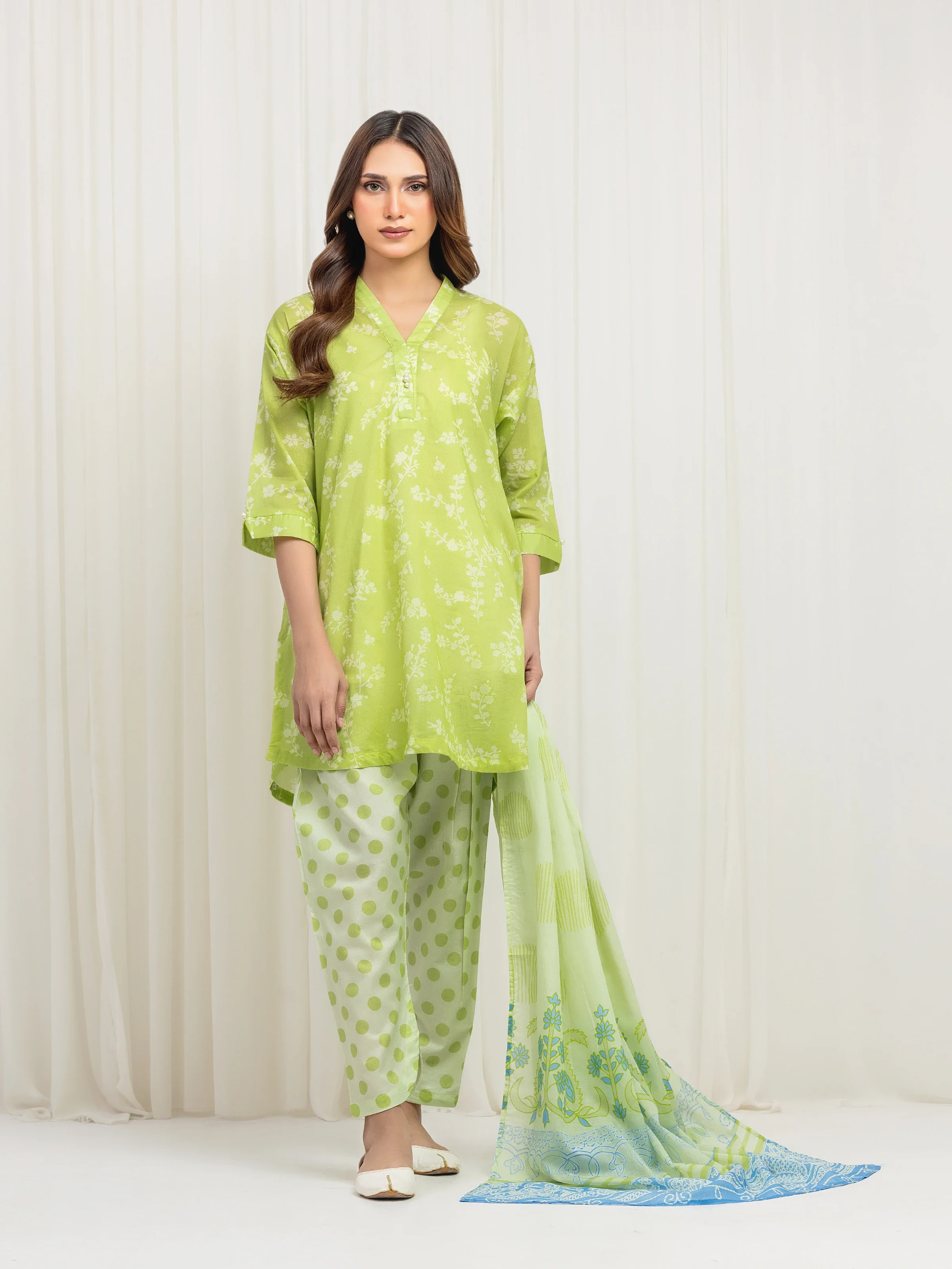Printed Lawn Shirt Trouser - EWTKP6-86058ST
