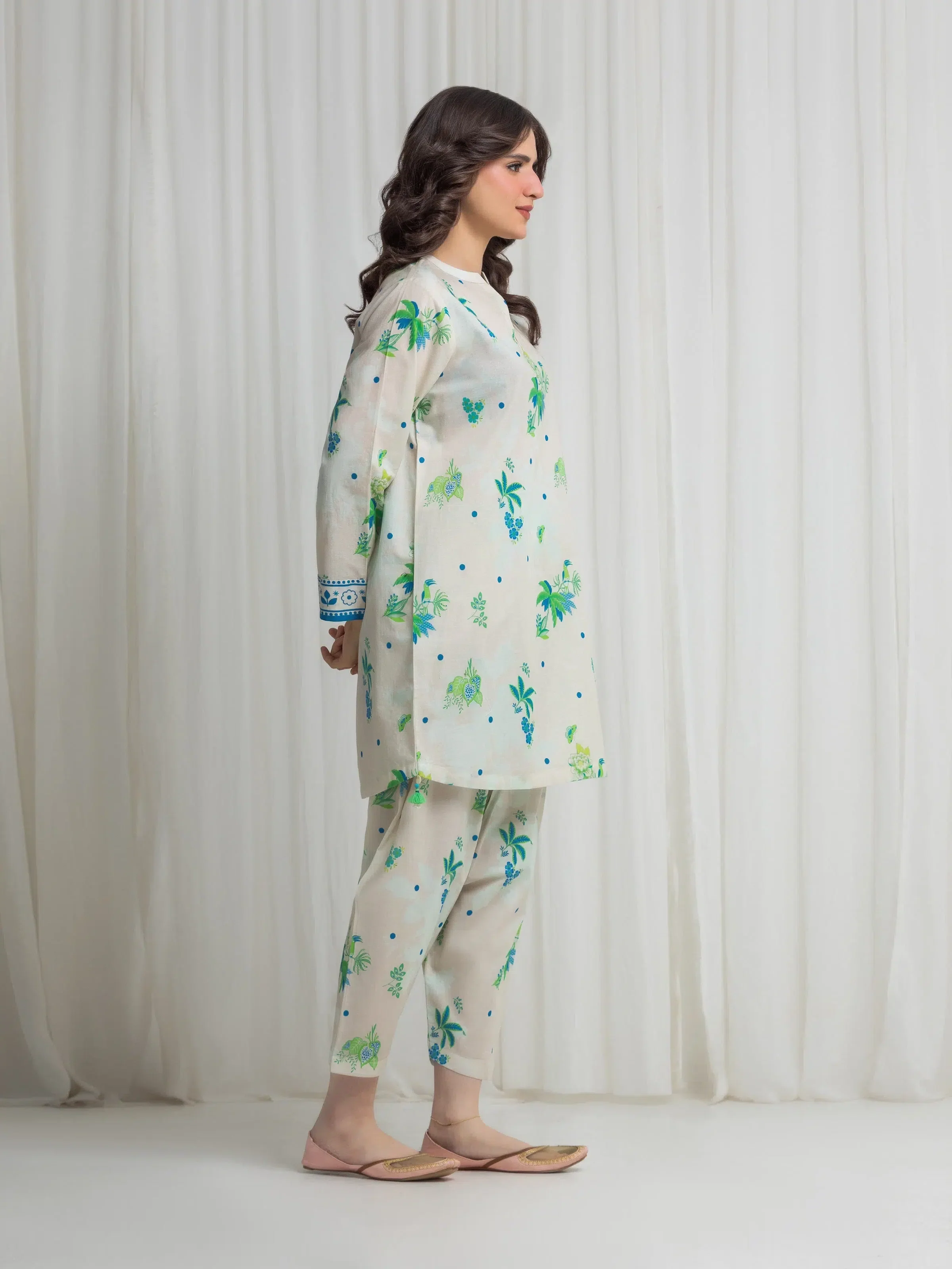 Printed Lawn Co-Ord Set - EWTKP6-86223ST - Image 4