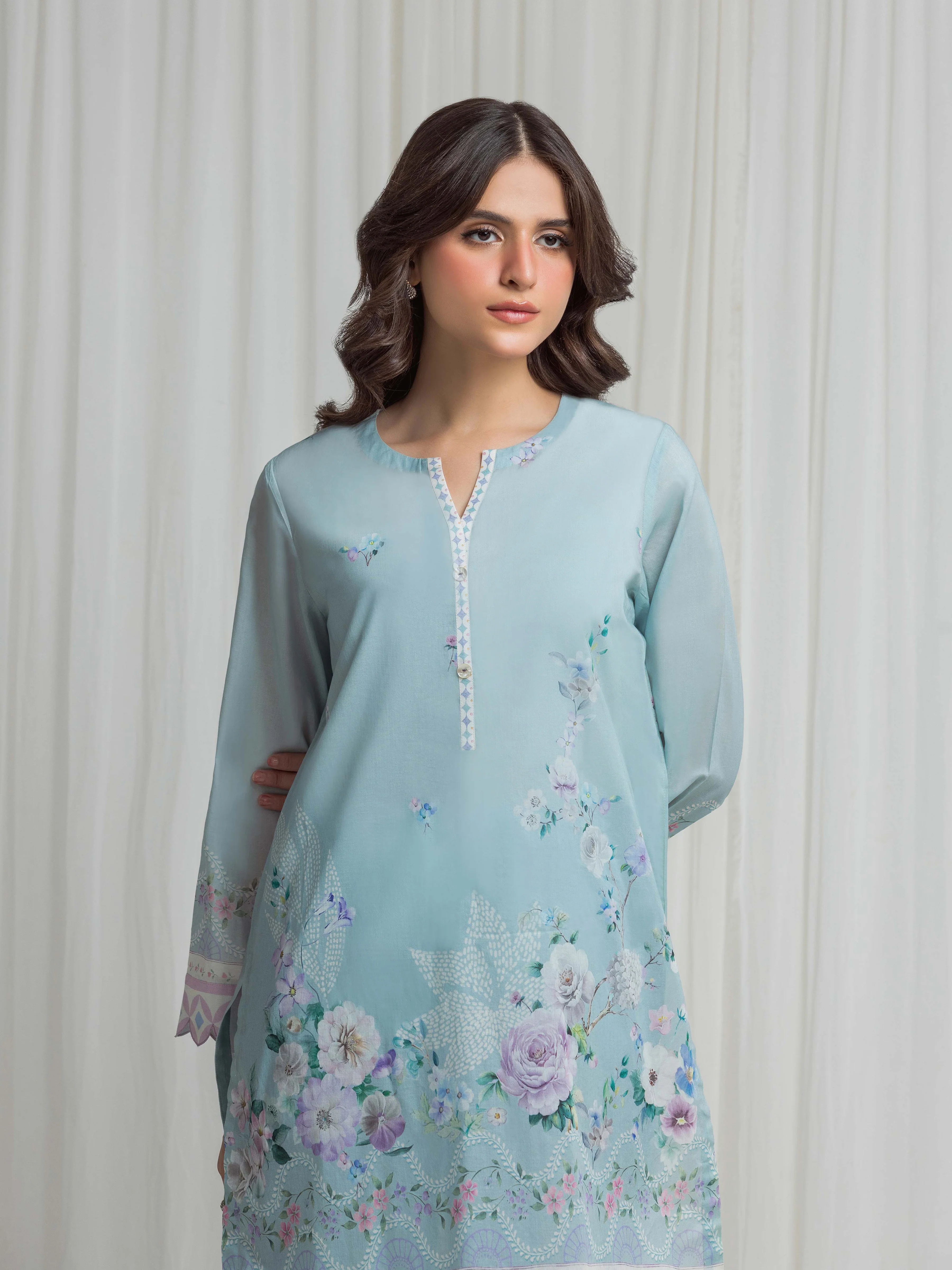 Printed Lawn Co-Ord Set - EWTKP6-86224ST - Image 2