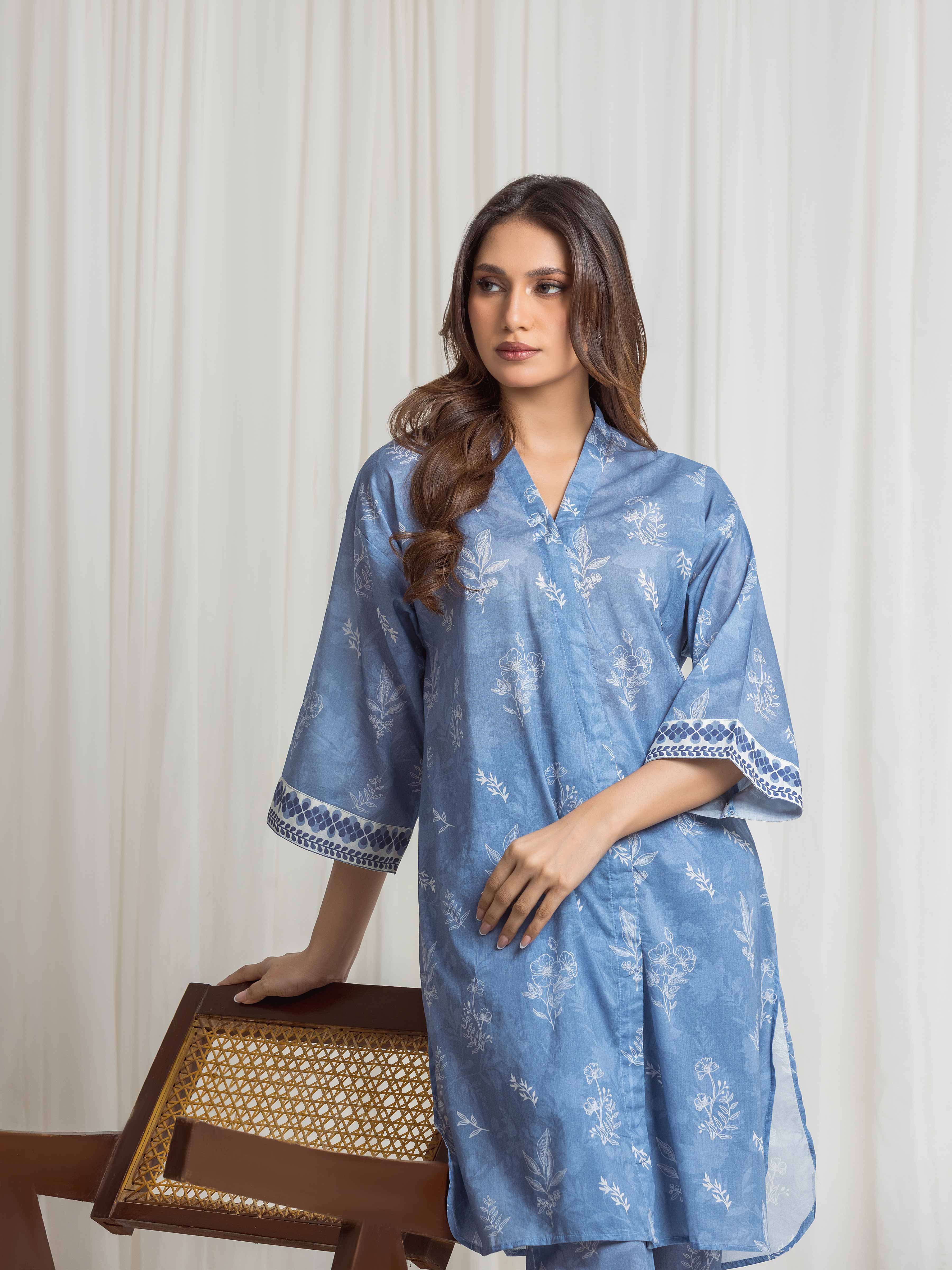Printed Lawn Co-Ord Set - EWTKP6-86287ST