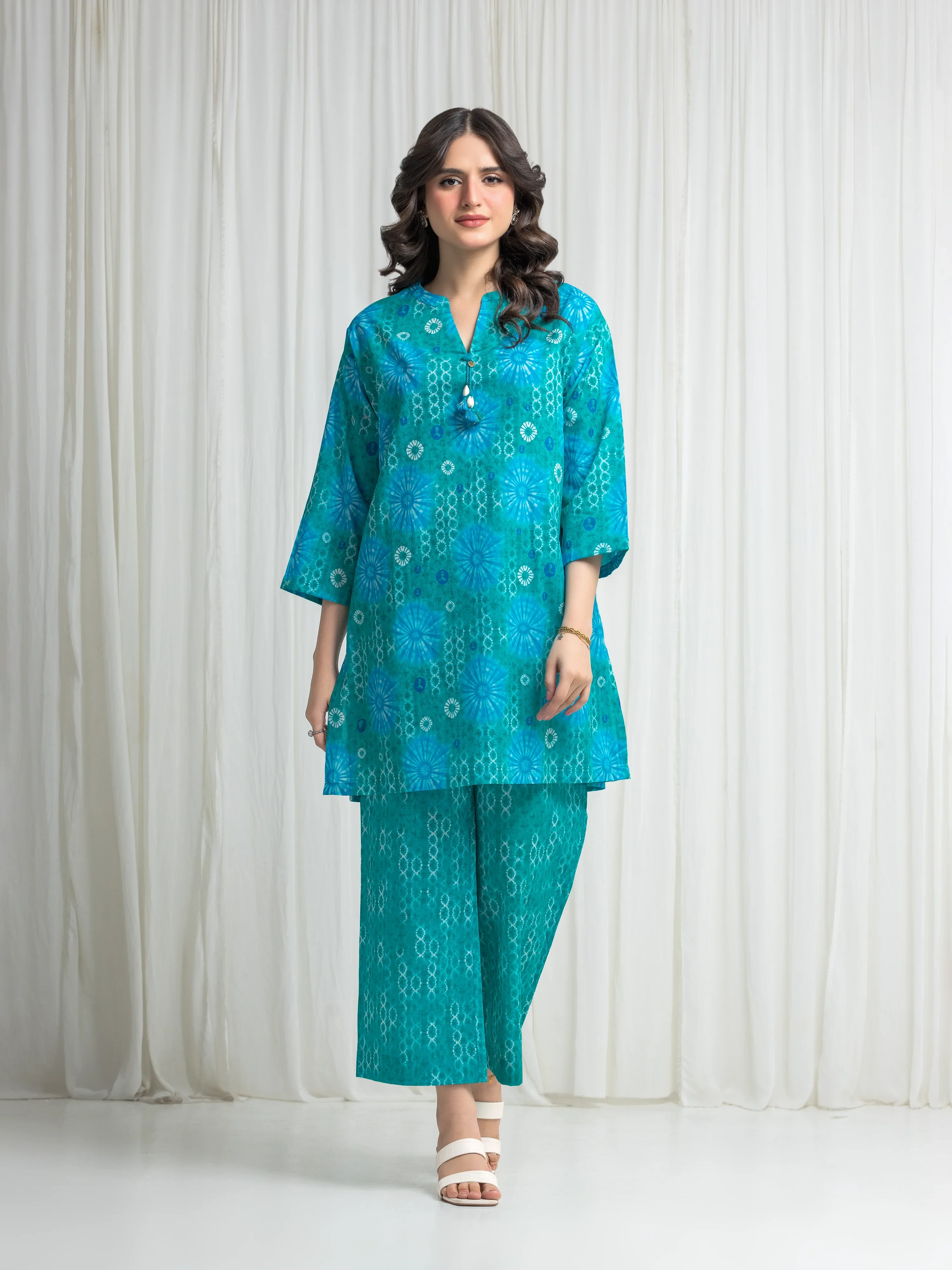 Printed Lawn Co-Ord Set - EWTKP6-86290ST