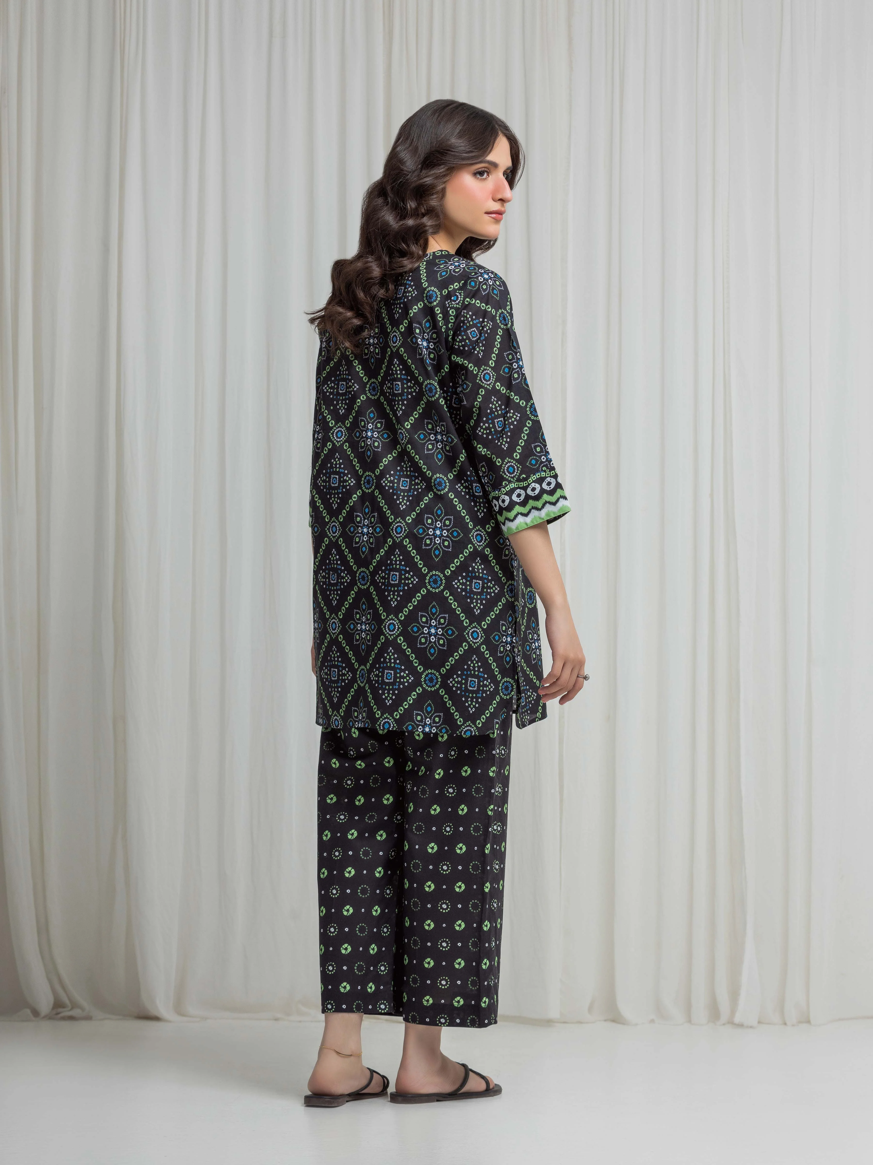 Printed Lawn Co-Ord Set - EWTKP6-86296ST - Image 6