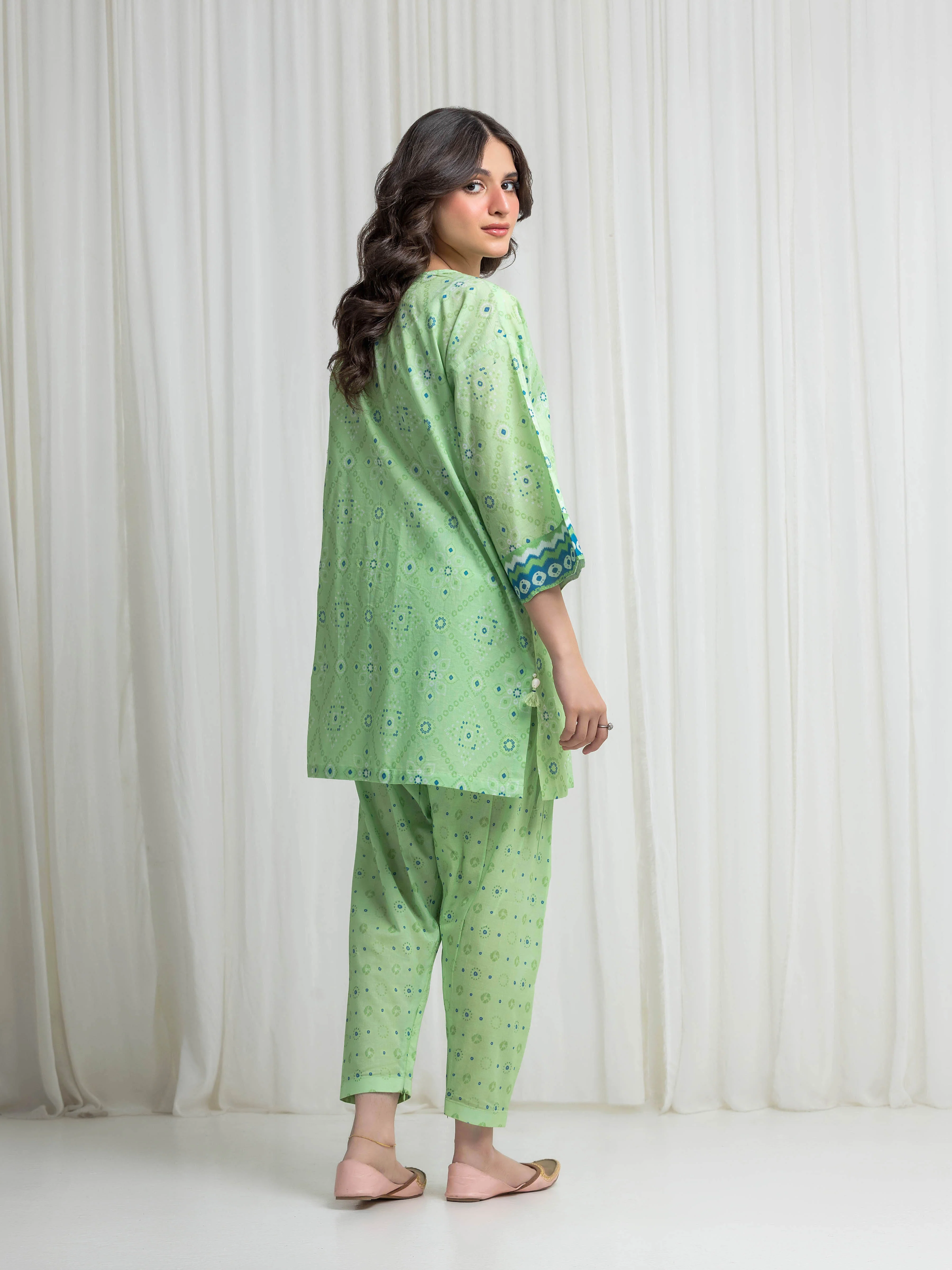 Printed Lawn Co-Ord Set - EWTKP6-86297ST - Image 6