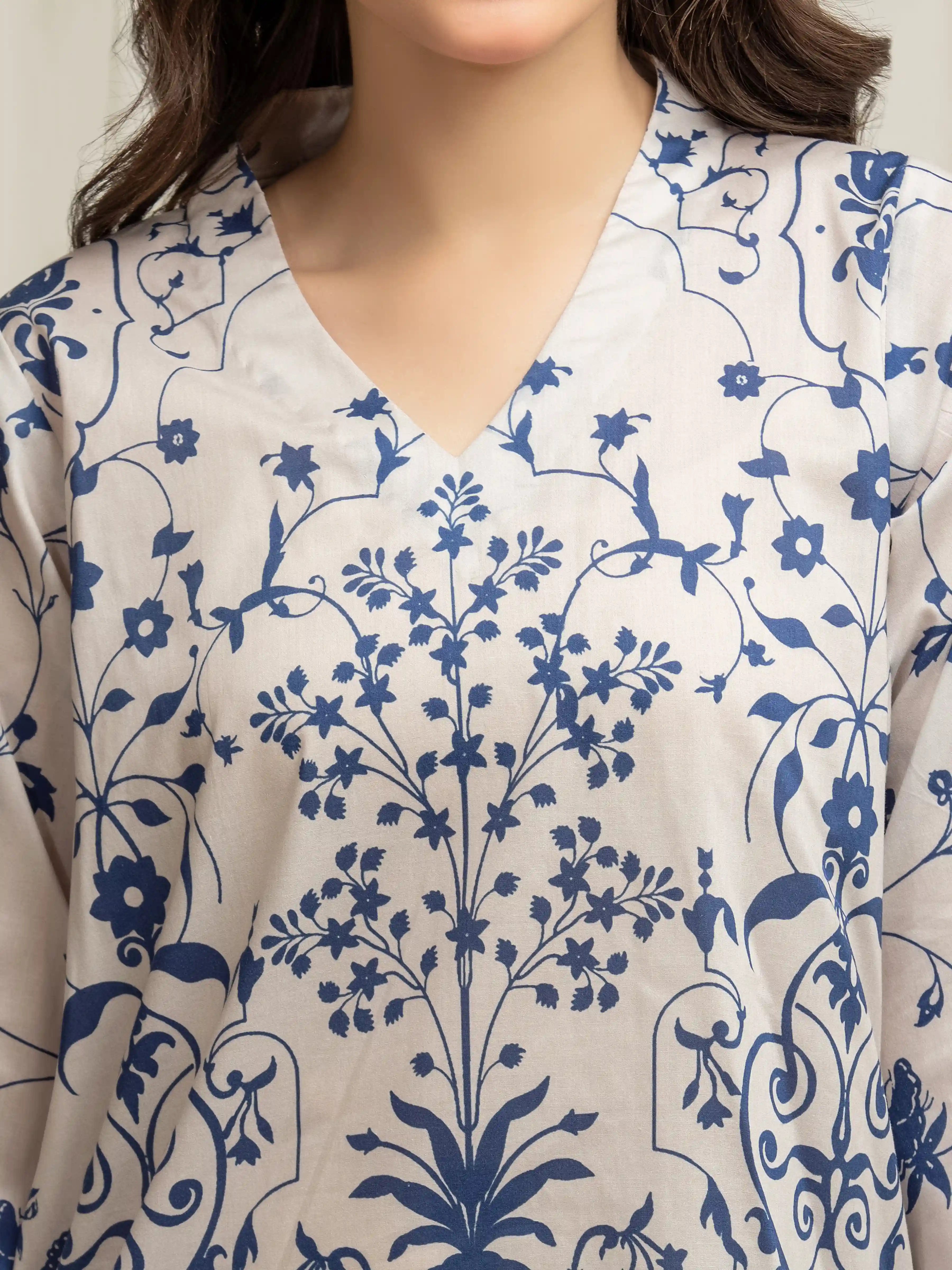 Printed Lawn Suit - EWTKP6-86046-3P - Image 3