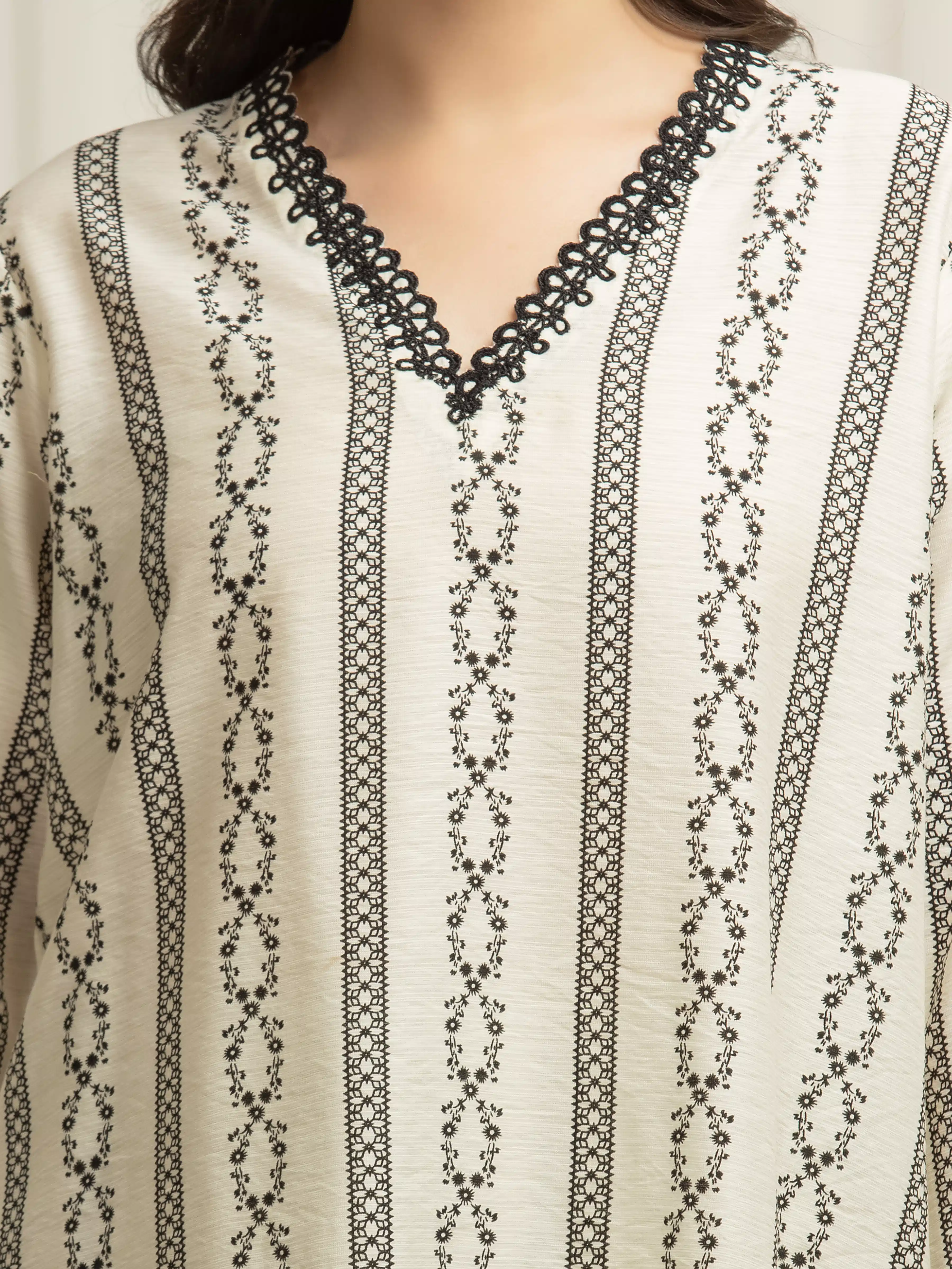 Printed Linen Co-Ord Set - EWTKP6-86144ST - Image 3
