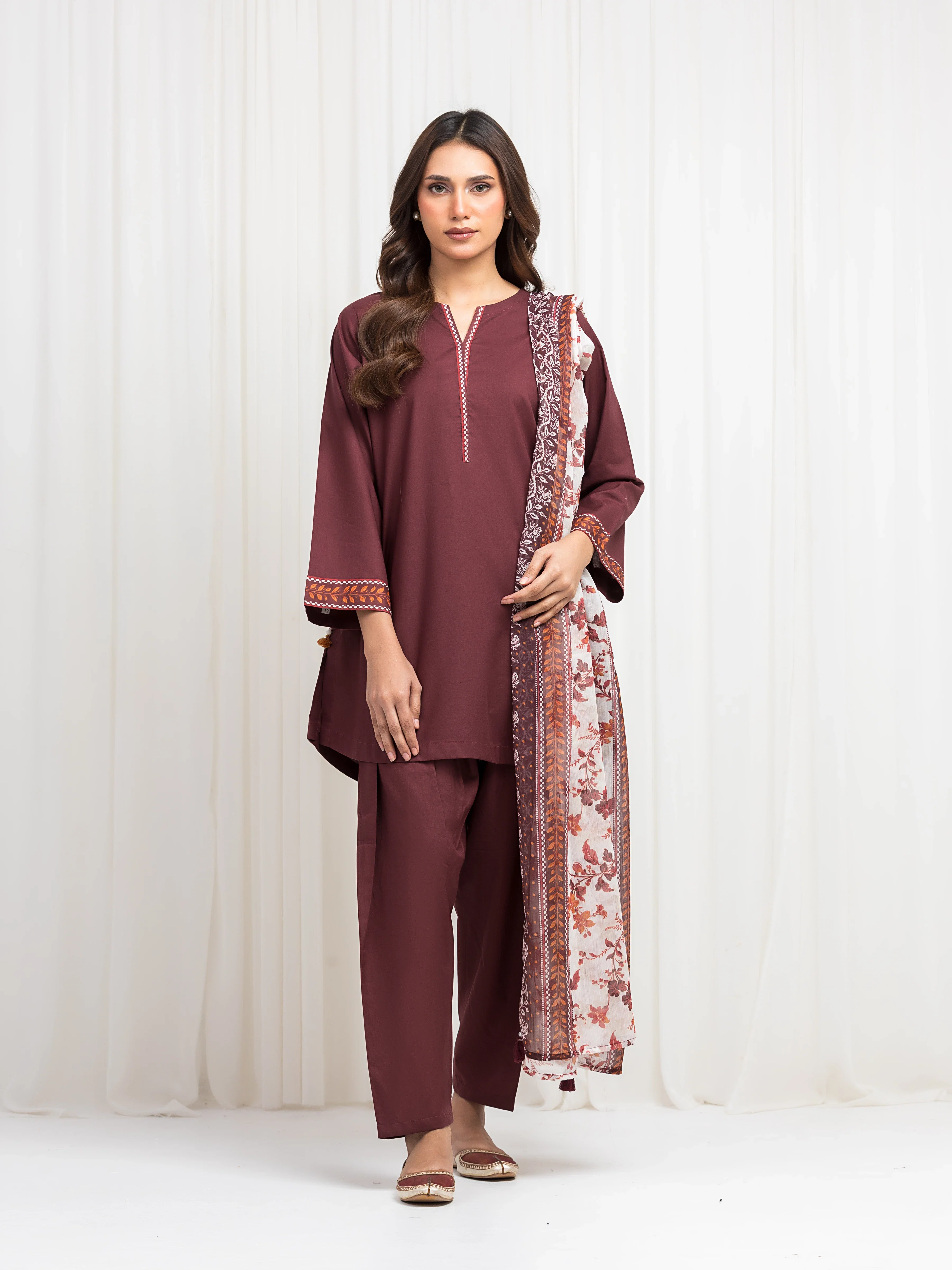 Solid Cambric Suit - EWTKS5-85013-3P