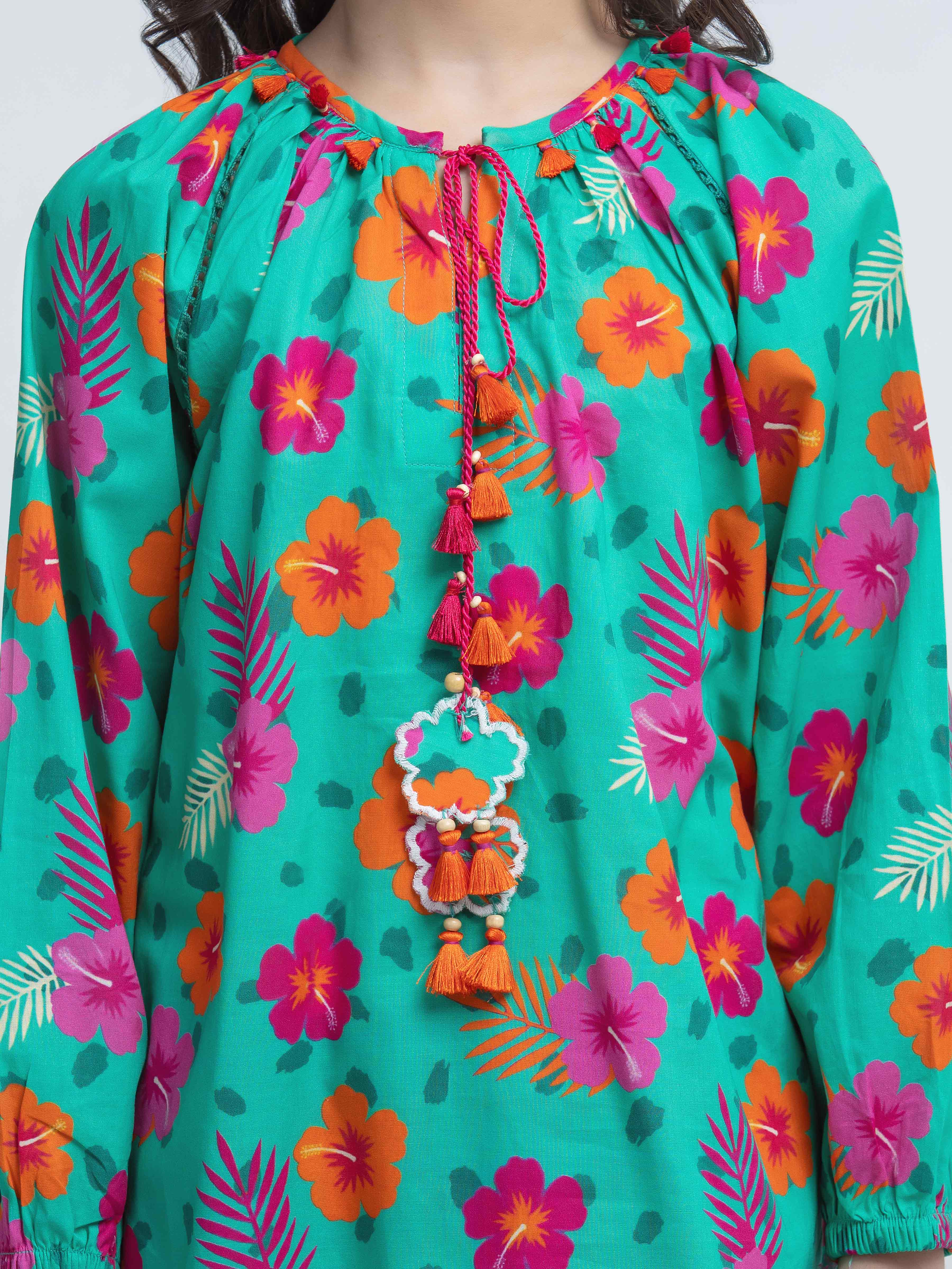 Printed Cambric Co-Ord Set - EGTKP6-74048ST - Image 3