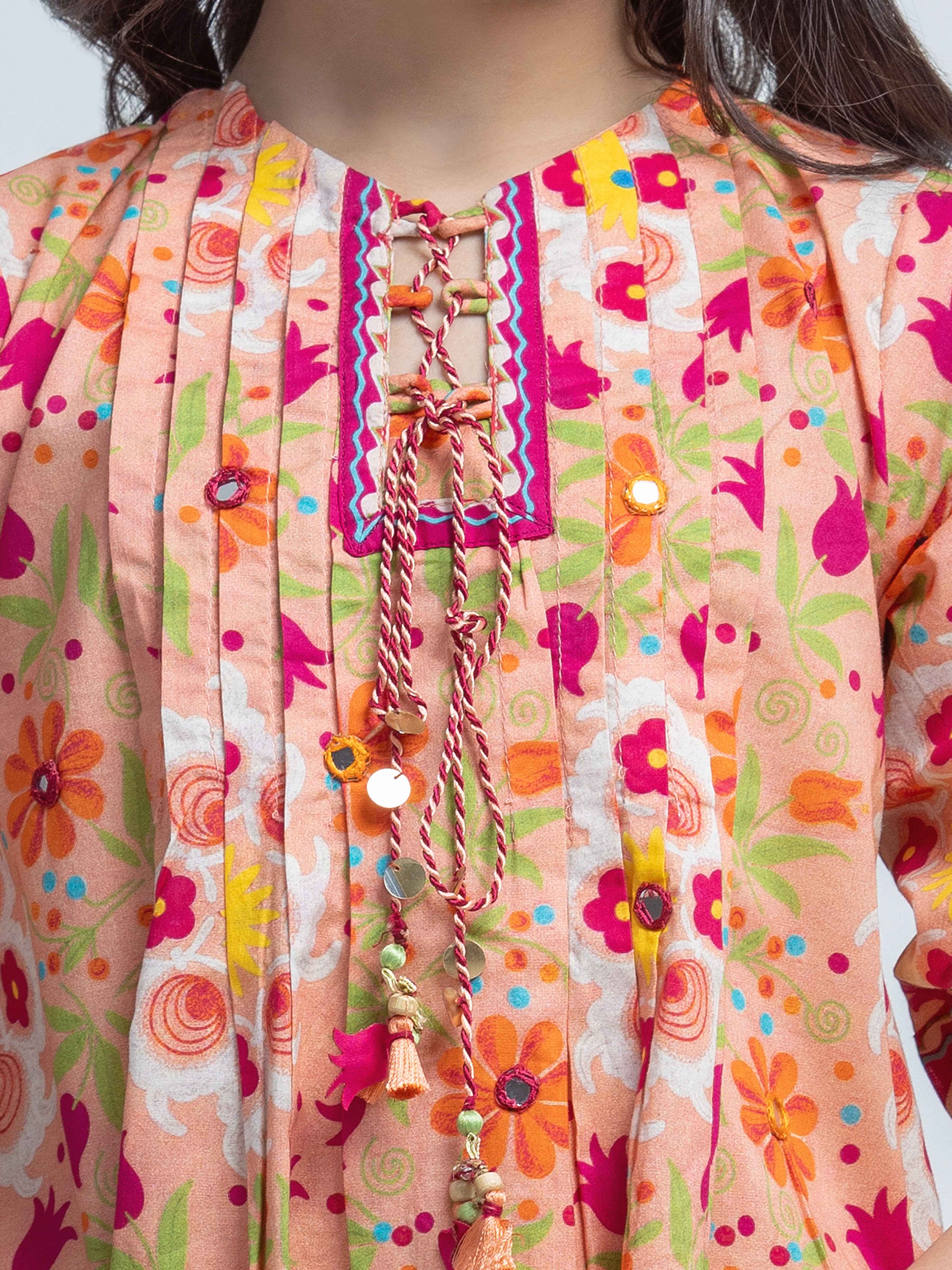 Printed Cambric Co-Ord Set - EGTKP6-74057ST - Image 3