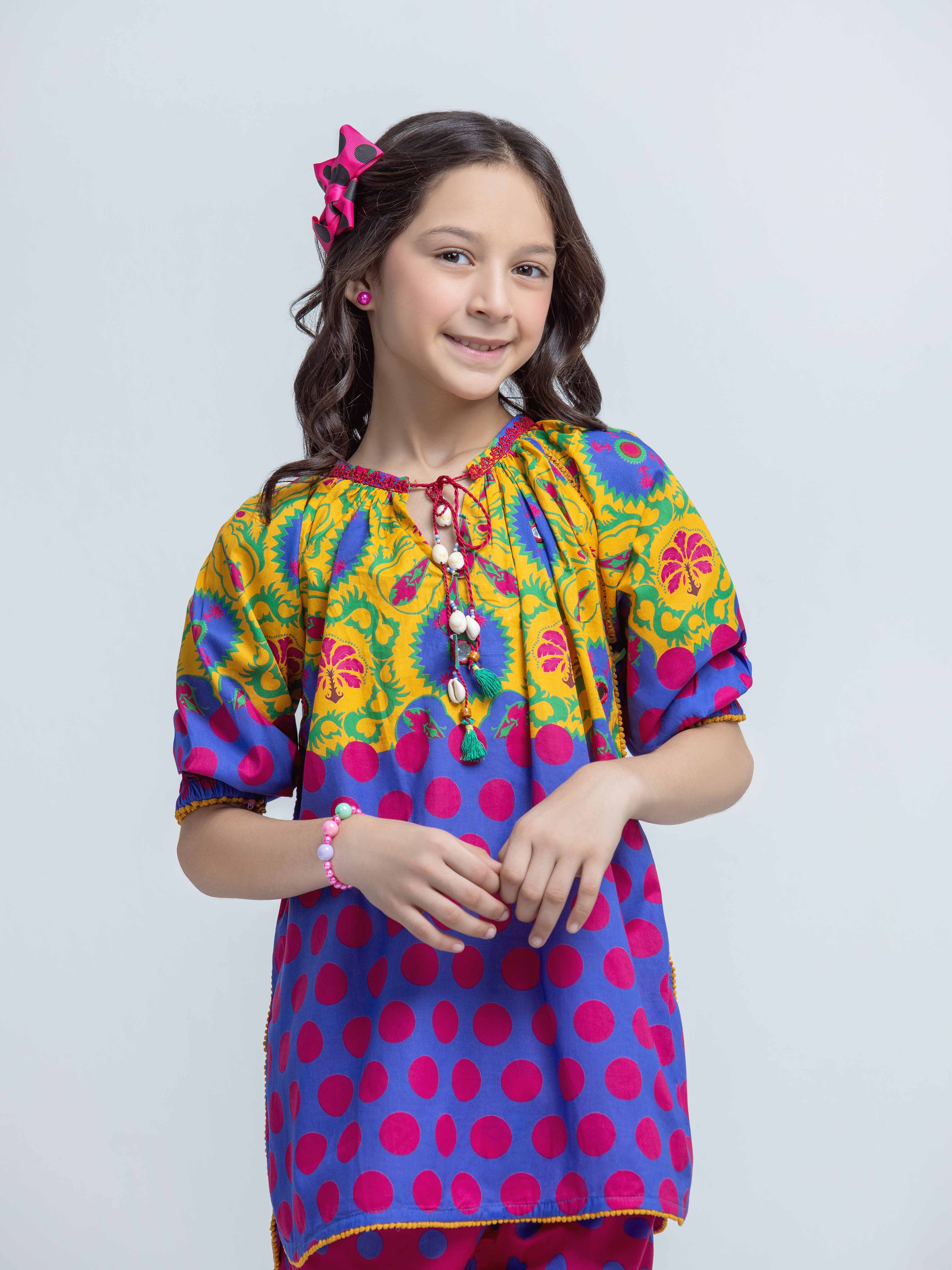 Printed Cambric Co-Ord Set - EGTKP6-74058ST - Image 2