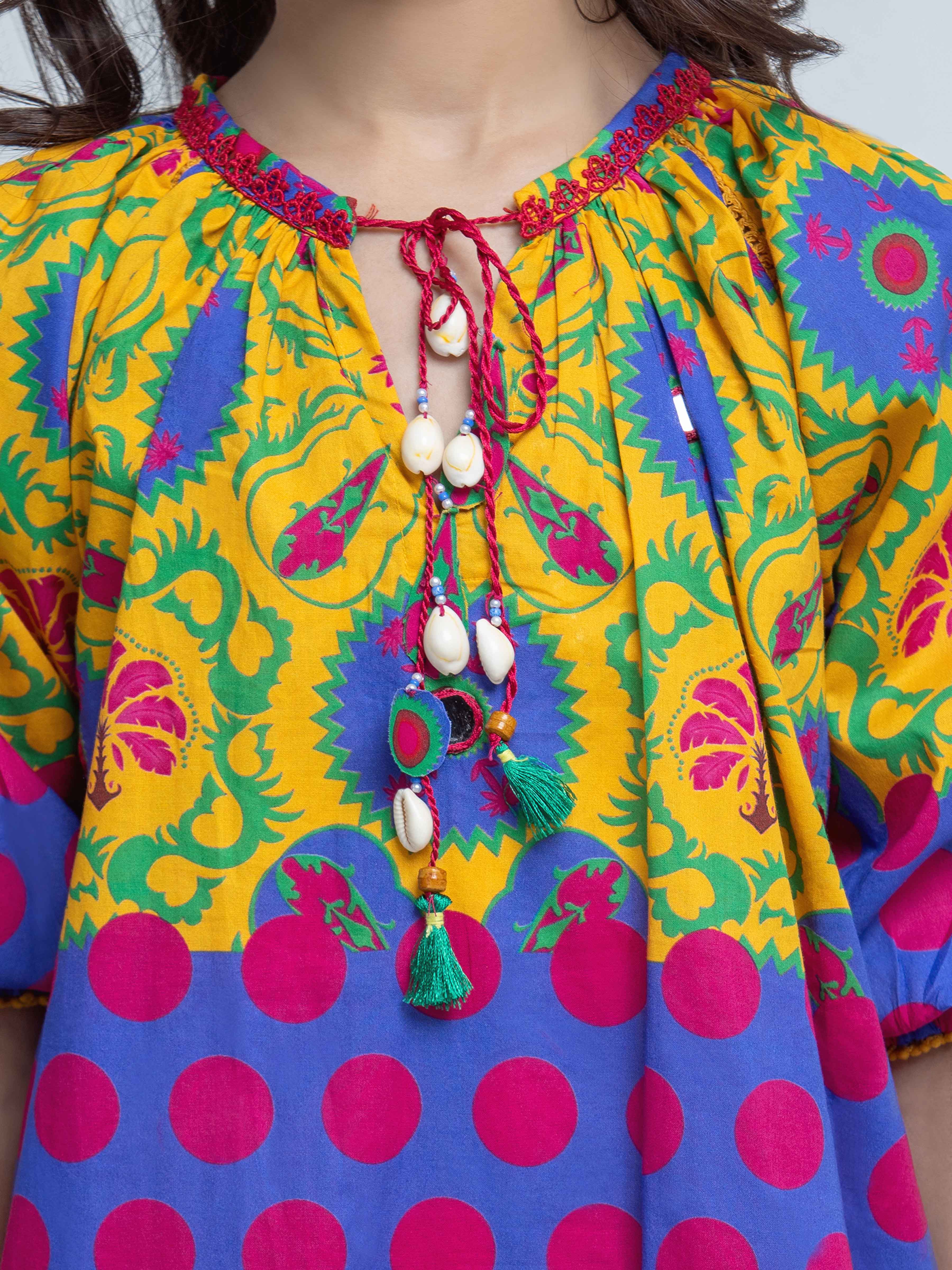 Printed Cambric Co-Ord Set - EGTKP6-74058ST - Image 3