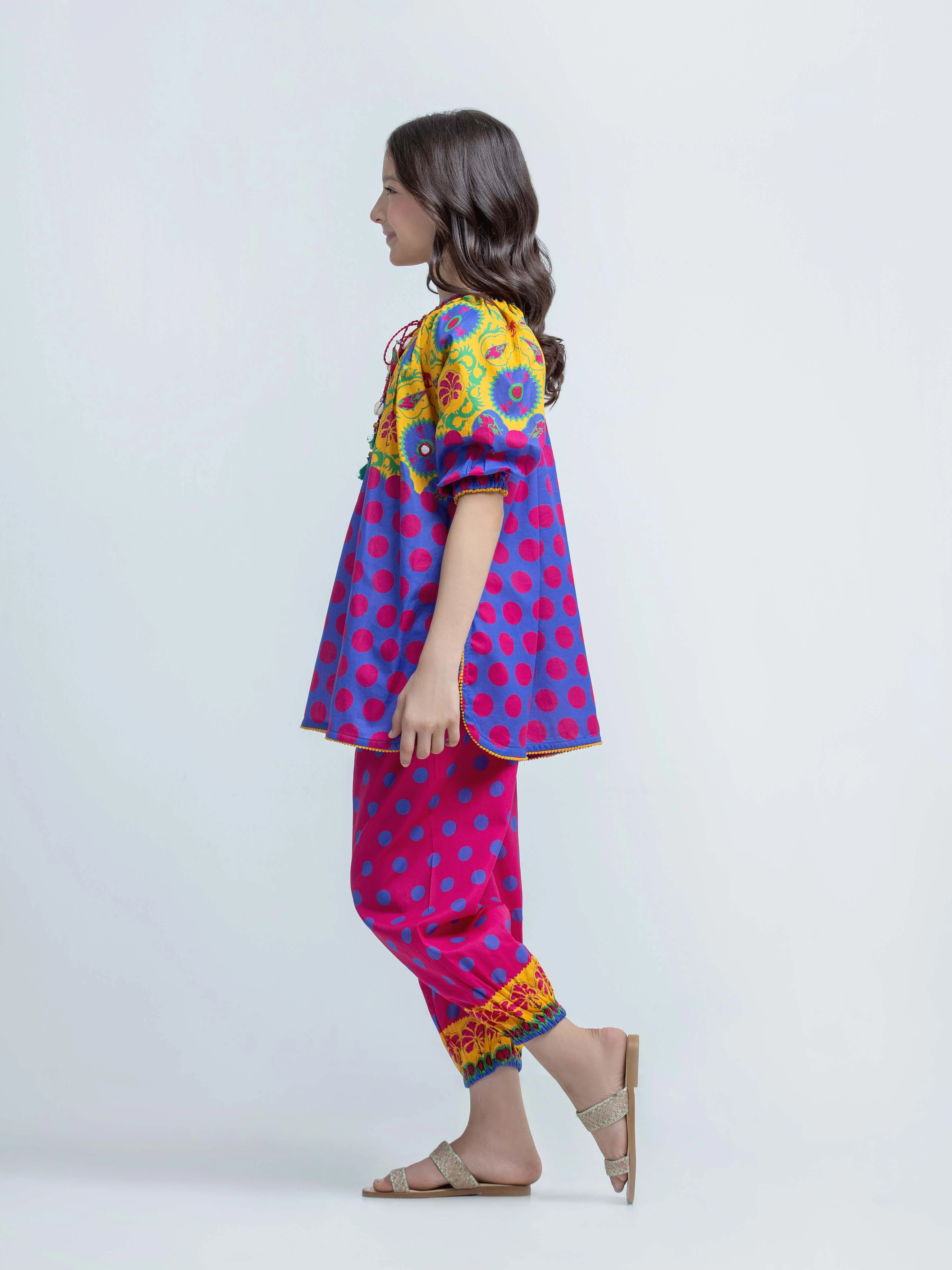 Printed Cambric Co-Ord Set - EGTKP6-74058ST - Image 4