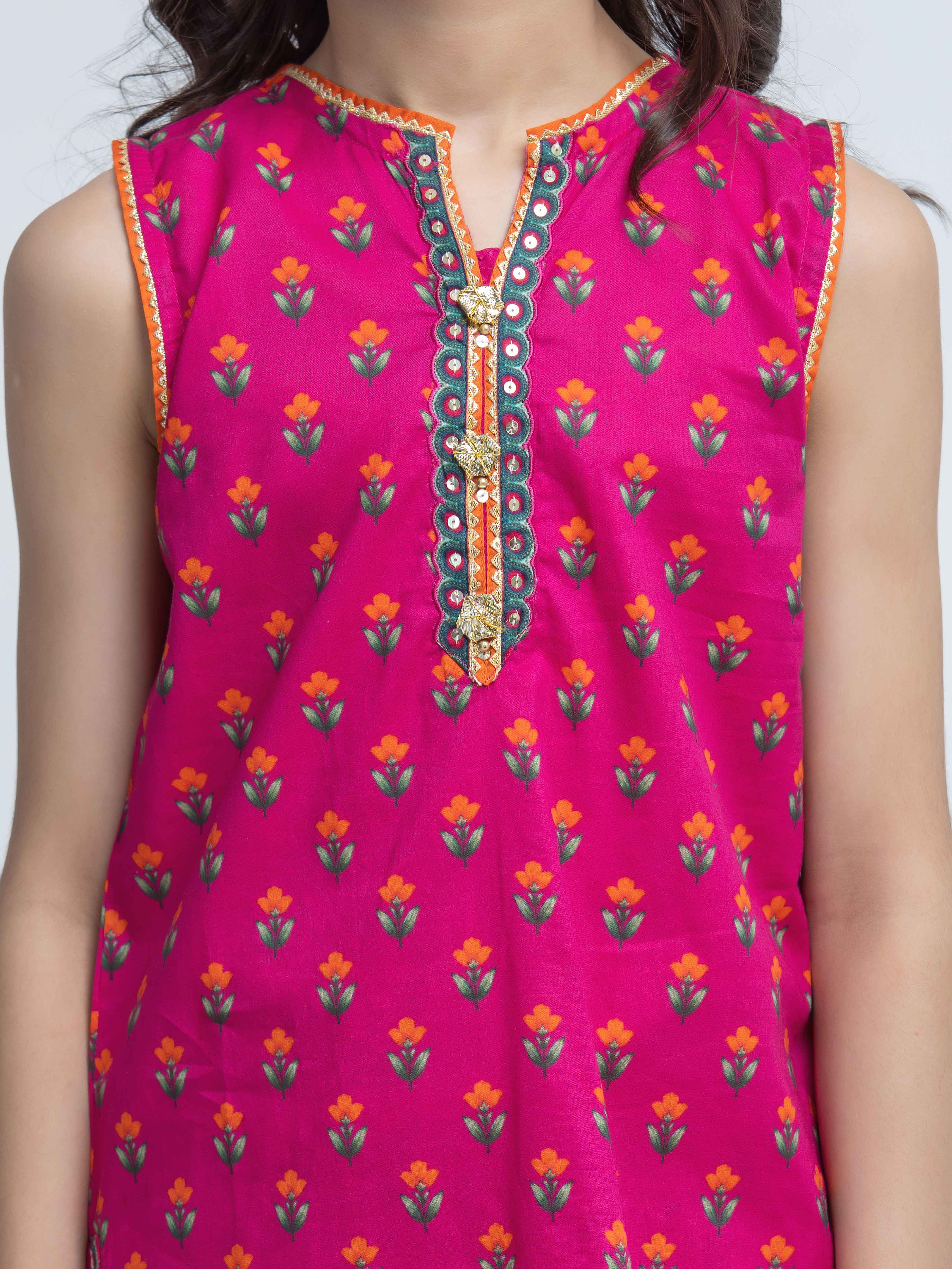 Printed Cambric Co-Ord Set - EGTKP6-74087ST - Image 3