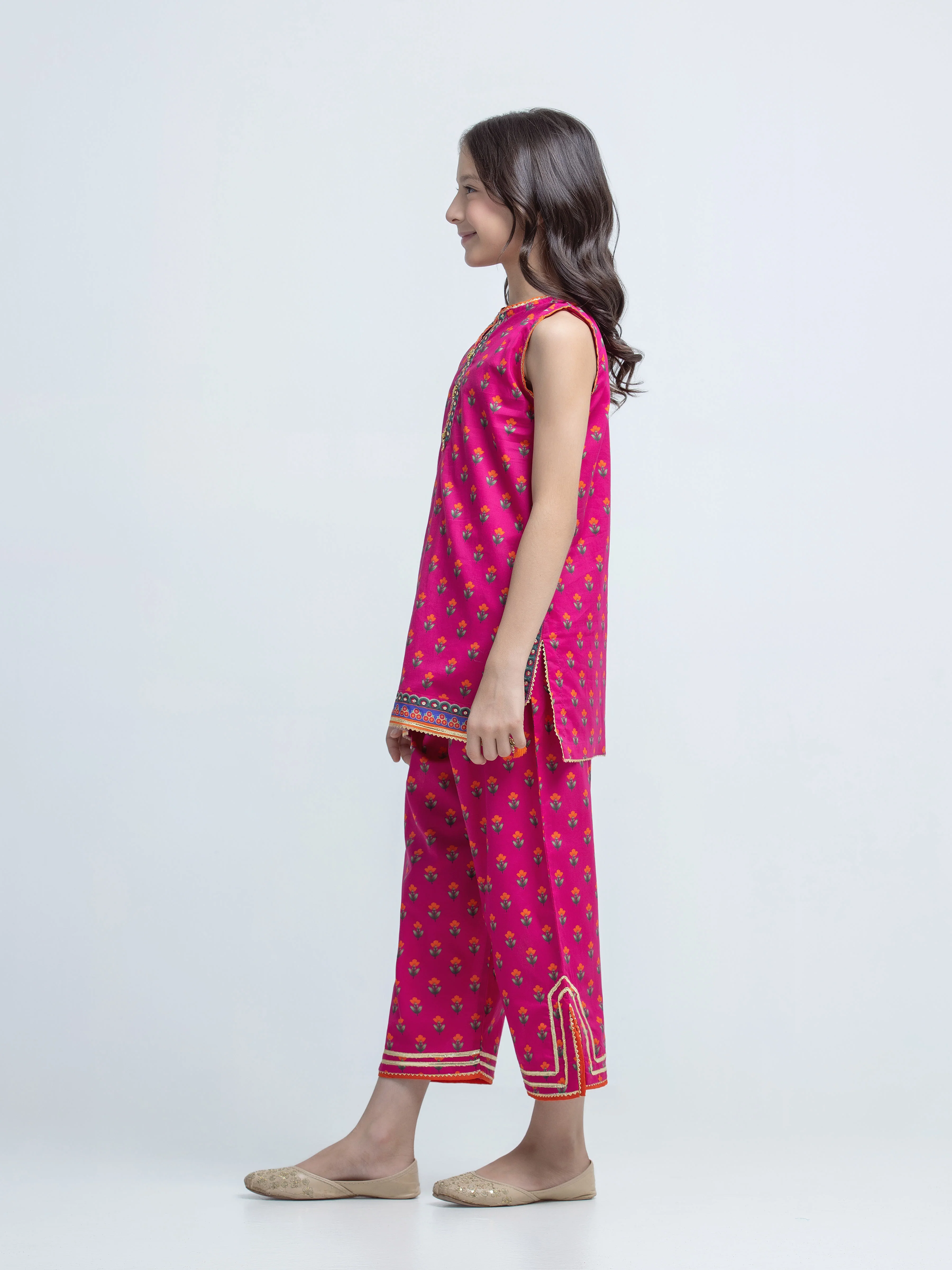 Printed Cambric Co-Ord Set - EGTKP6-74087ST - Image 4
