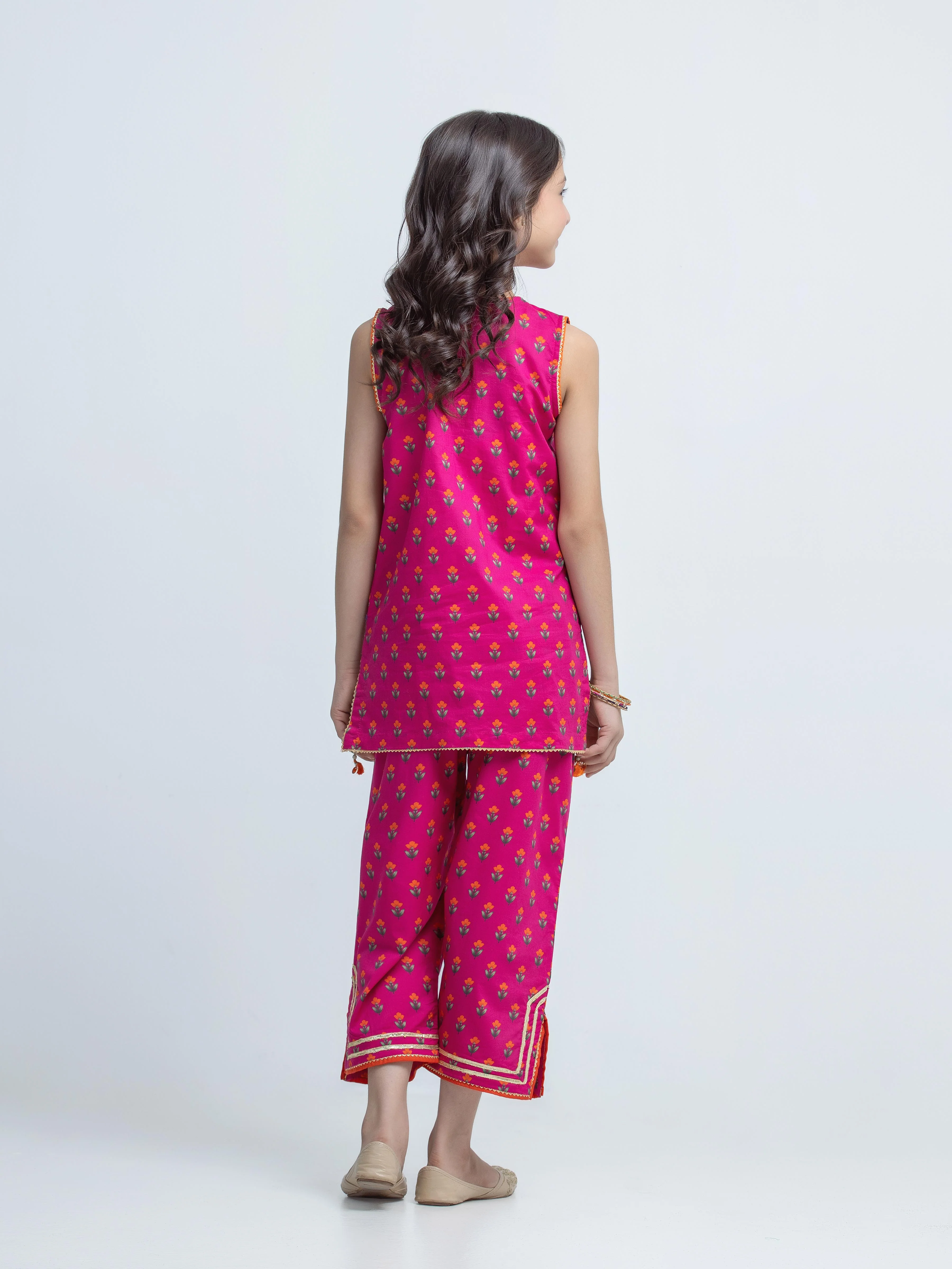 Printed Cambric Co-Ord Set - EGTKP6-74087ST - Image 5