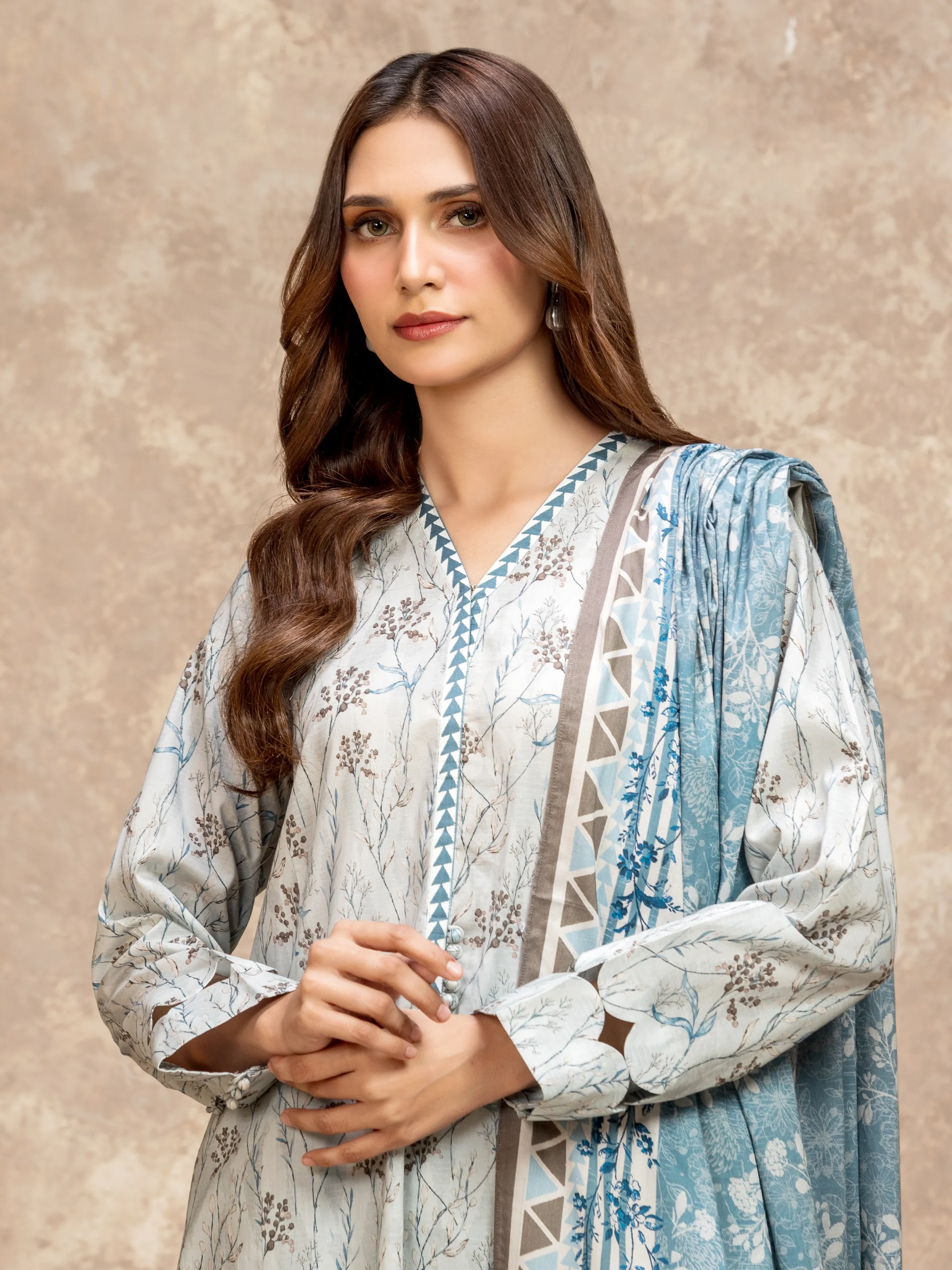Printed Lawn Shirt - EWU6A1-36525S - Image 2