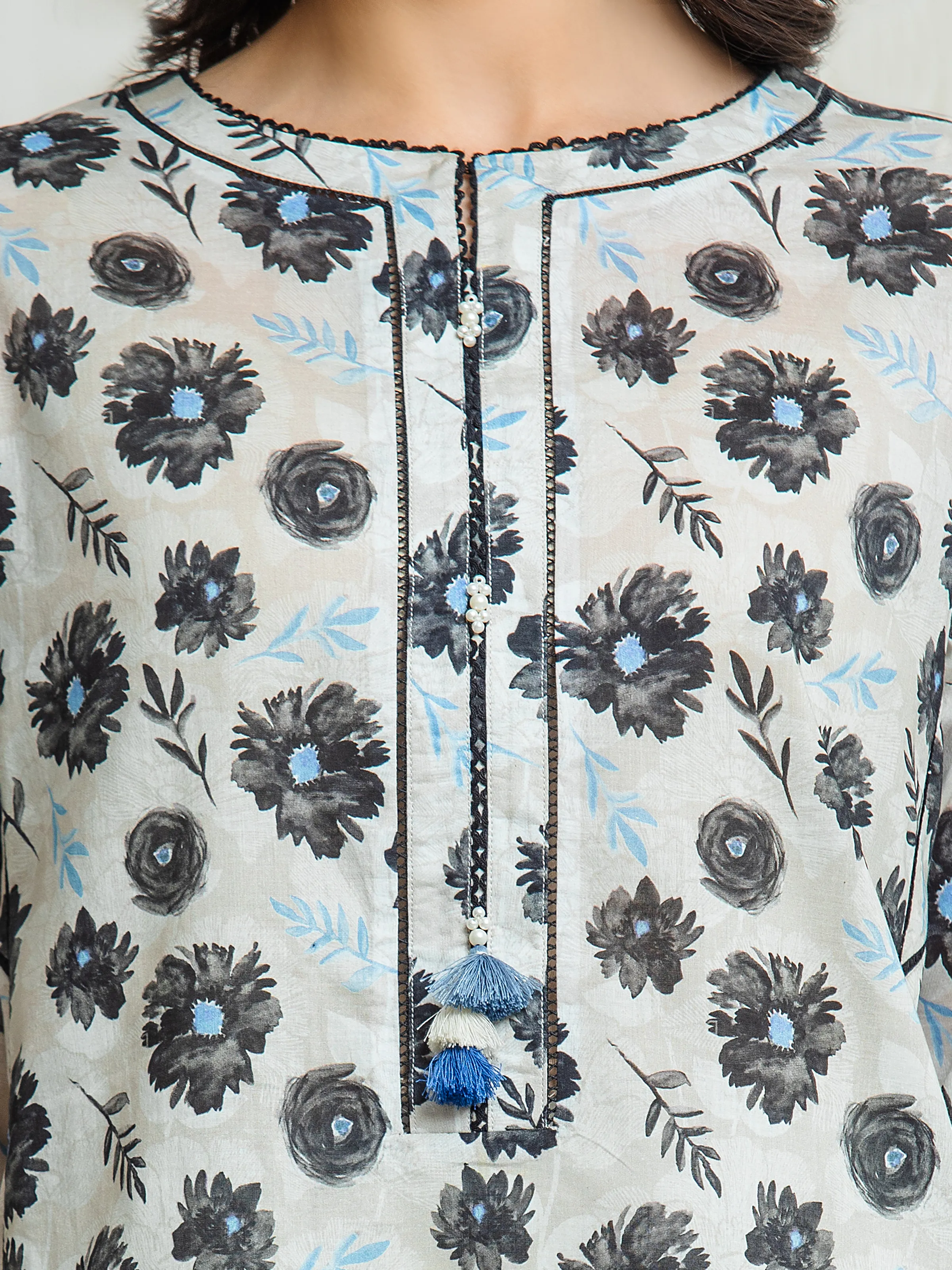 Printed Lawn Shirt Trouser - EWU6A1-36547ST - Image 4