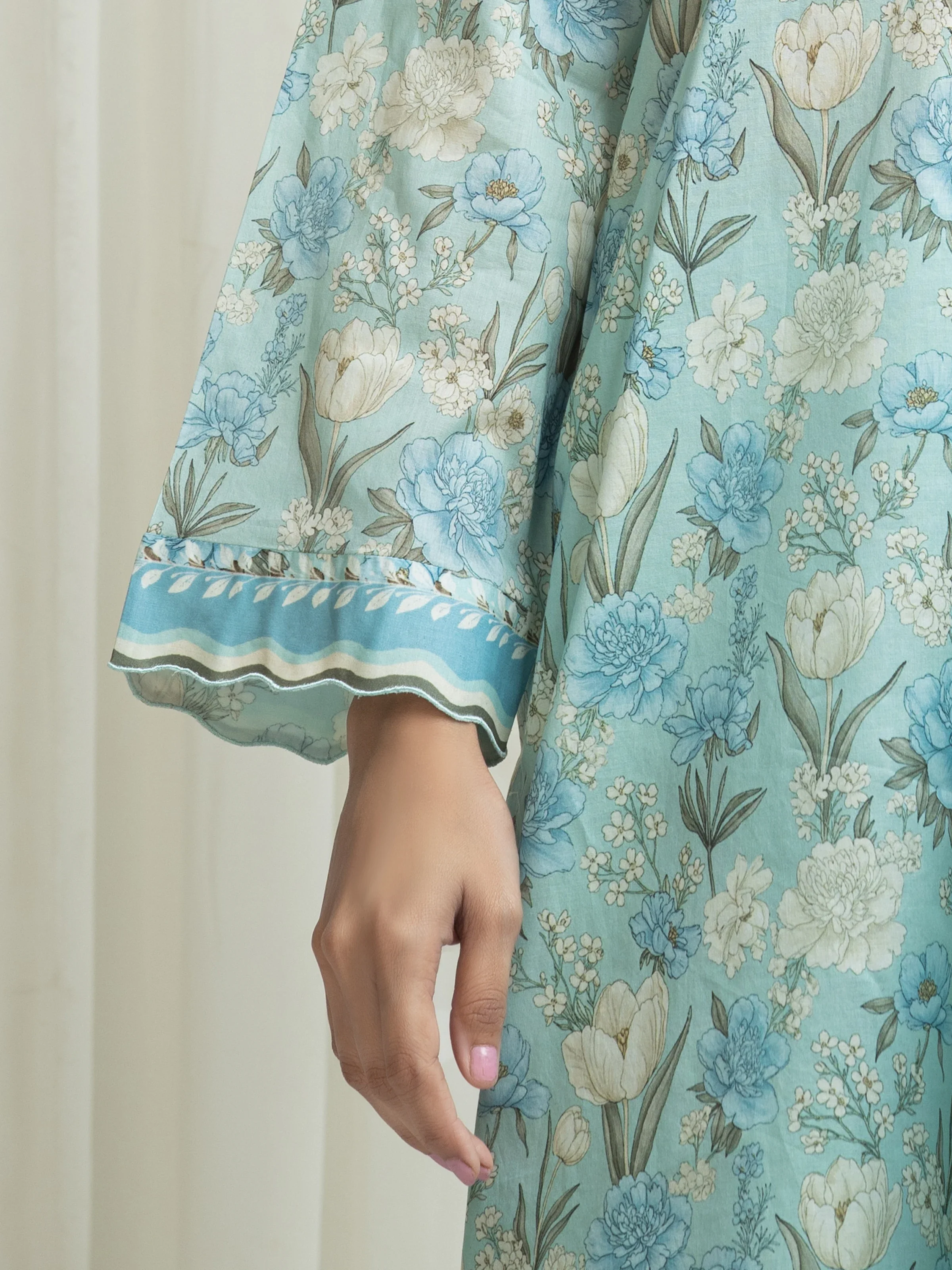 Printed Lawn Suit - EWU6A1-36634-3P - Image 3