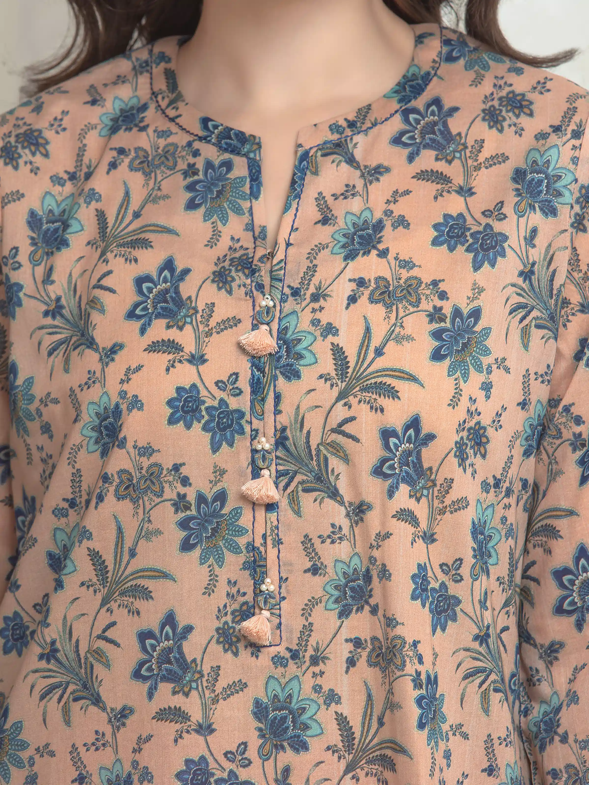 Printed Lawn Suit - EWU6A1-36638-3P - Image 4