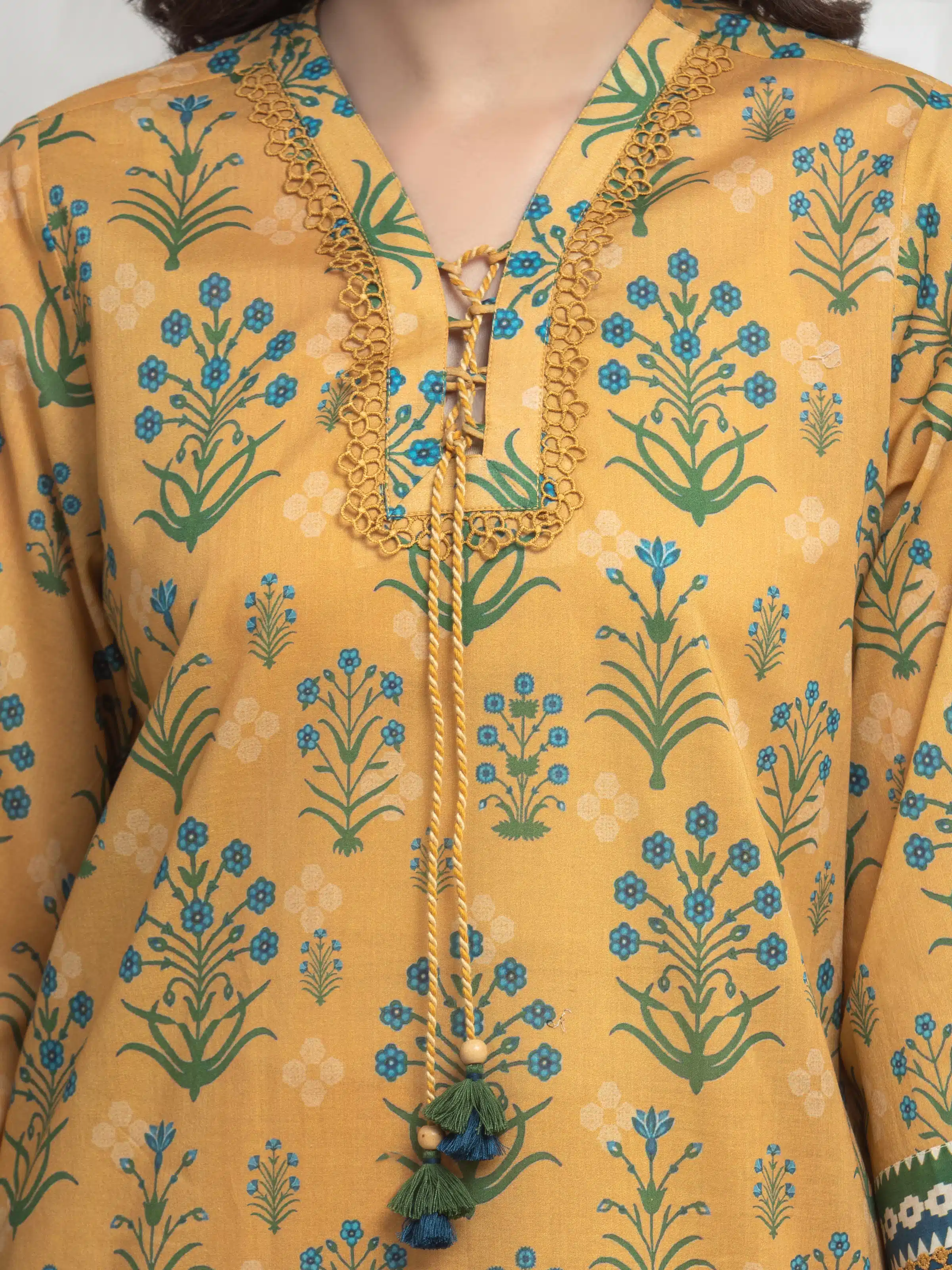 Printed Lawn Suit - EWU6A1-36647-3P - Image 3