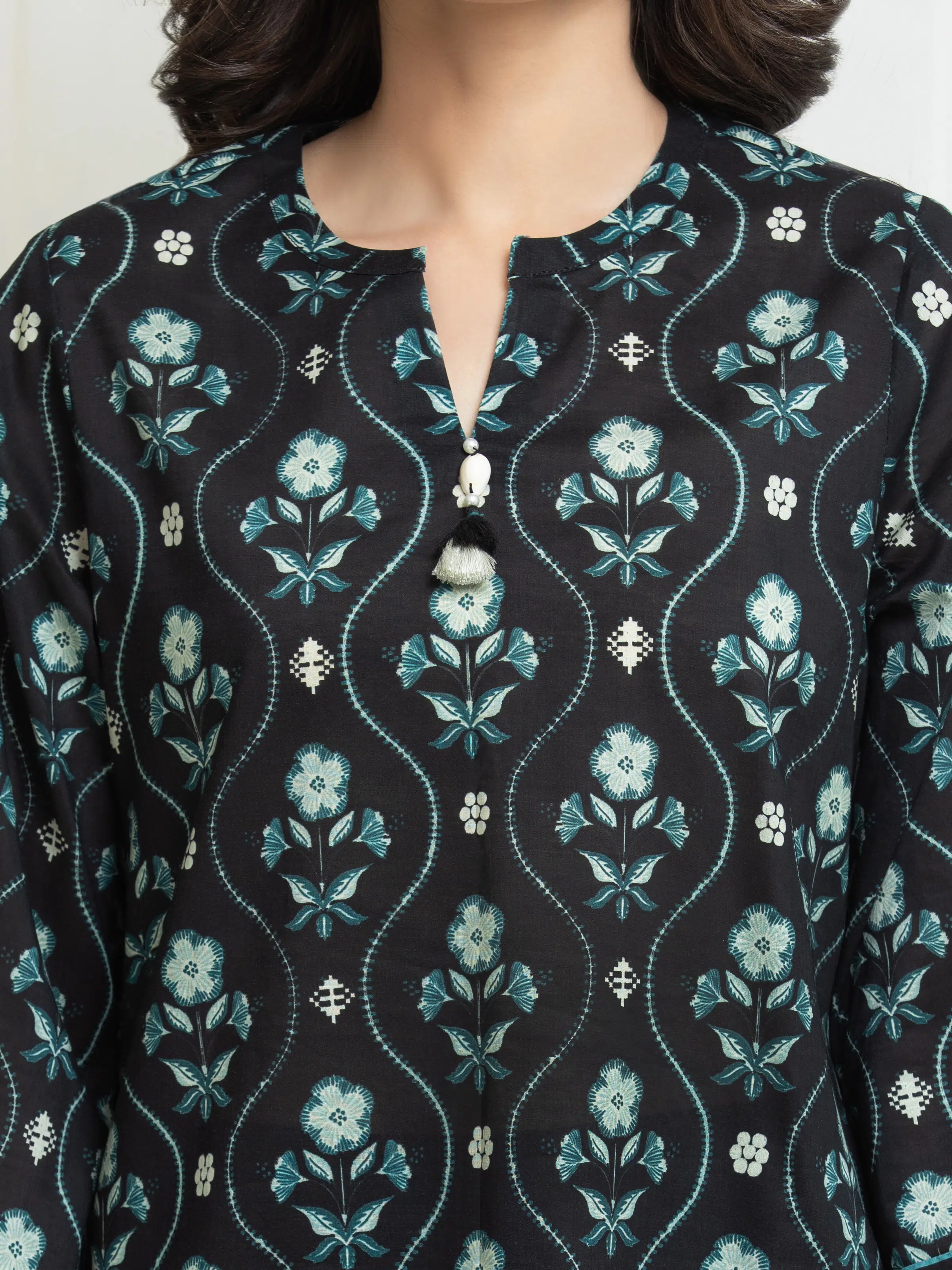 Printed Lawn Suit - EWU6A1-36716-3P - Image 3