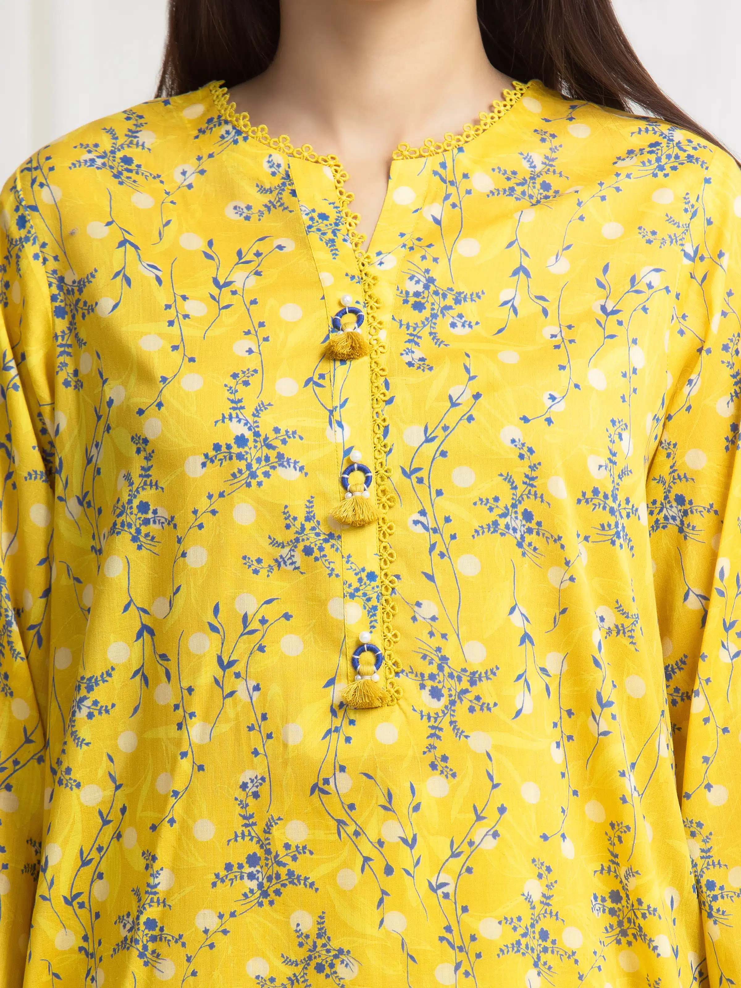 Printed Lawn Suit - EWU6A1-36718-3P - Image 4