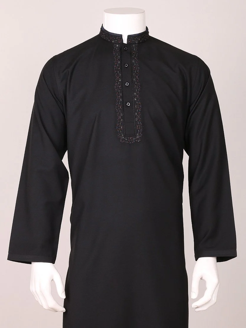 Shalwar Kameez - 40232-W Mens Shalwar Suit