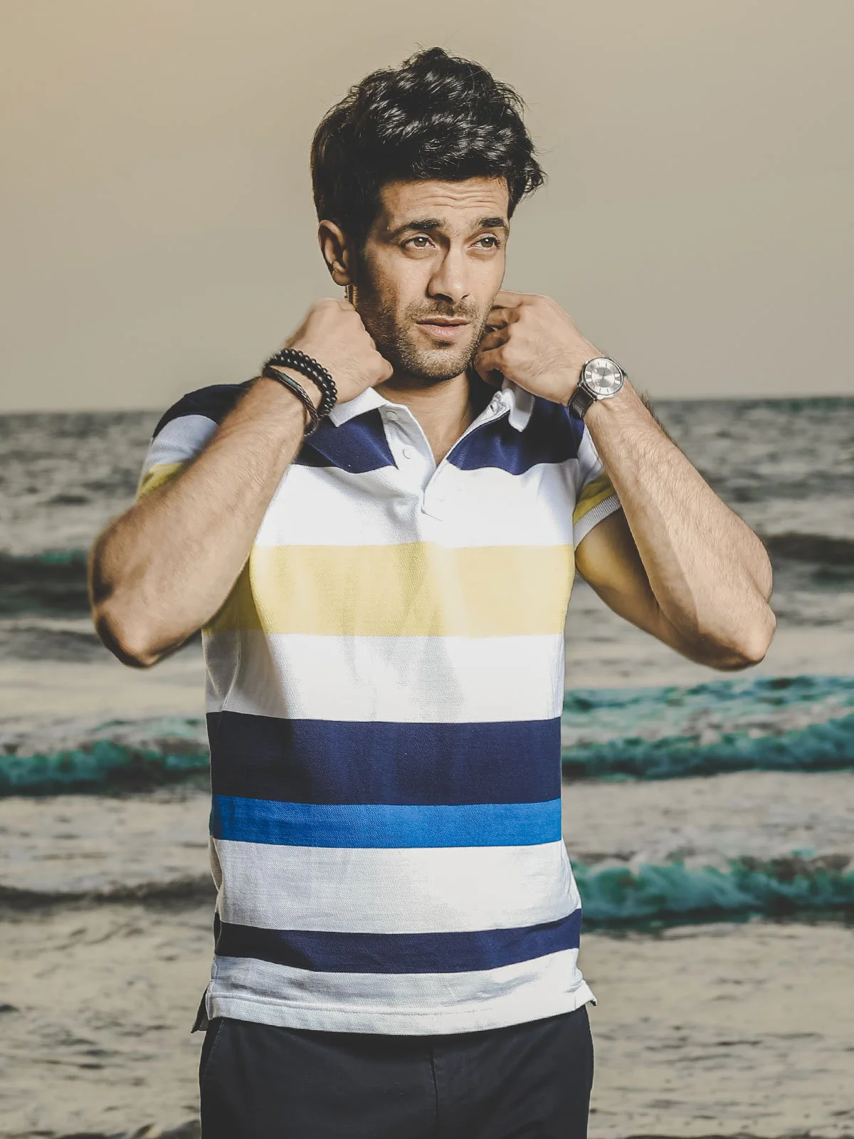 Striped Polo - EMTPS18-020