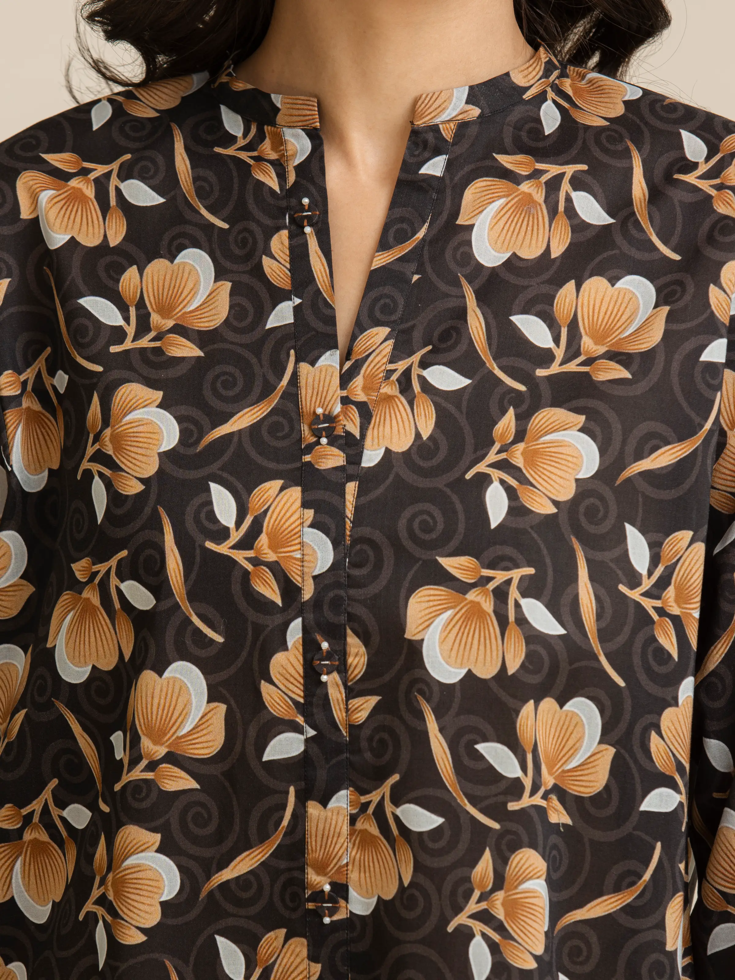 Printed Lawn Shirt Trouser - EWU5A1-35430ST - Image 3