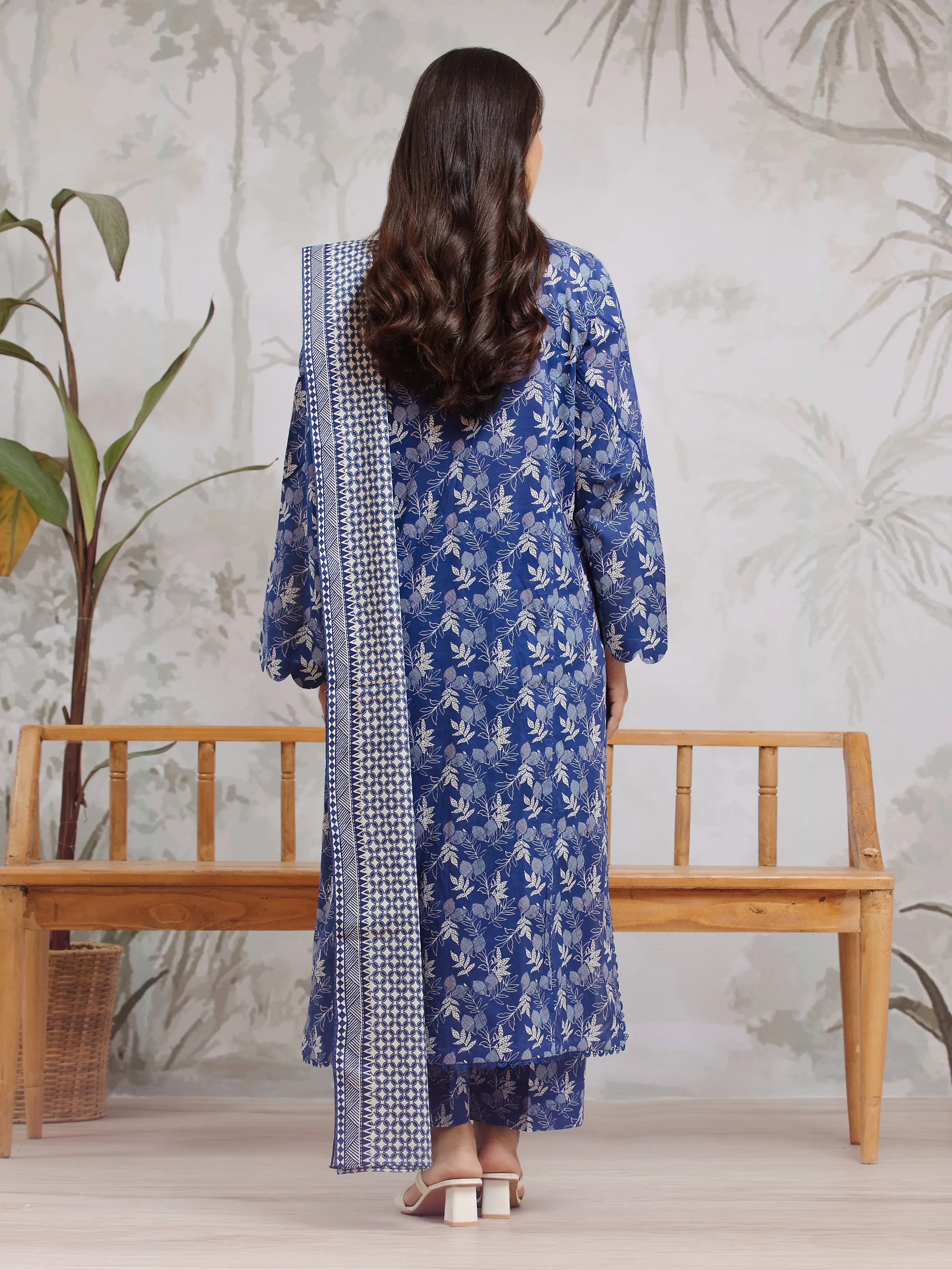 Printed Khaddar Suit - EWU24A3-29800-3P - Image 2