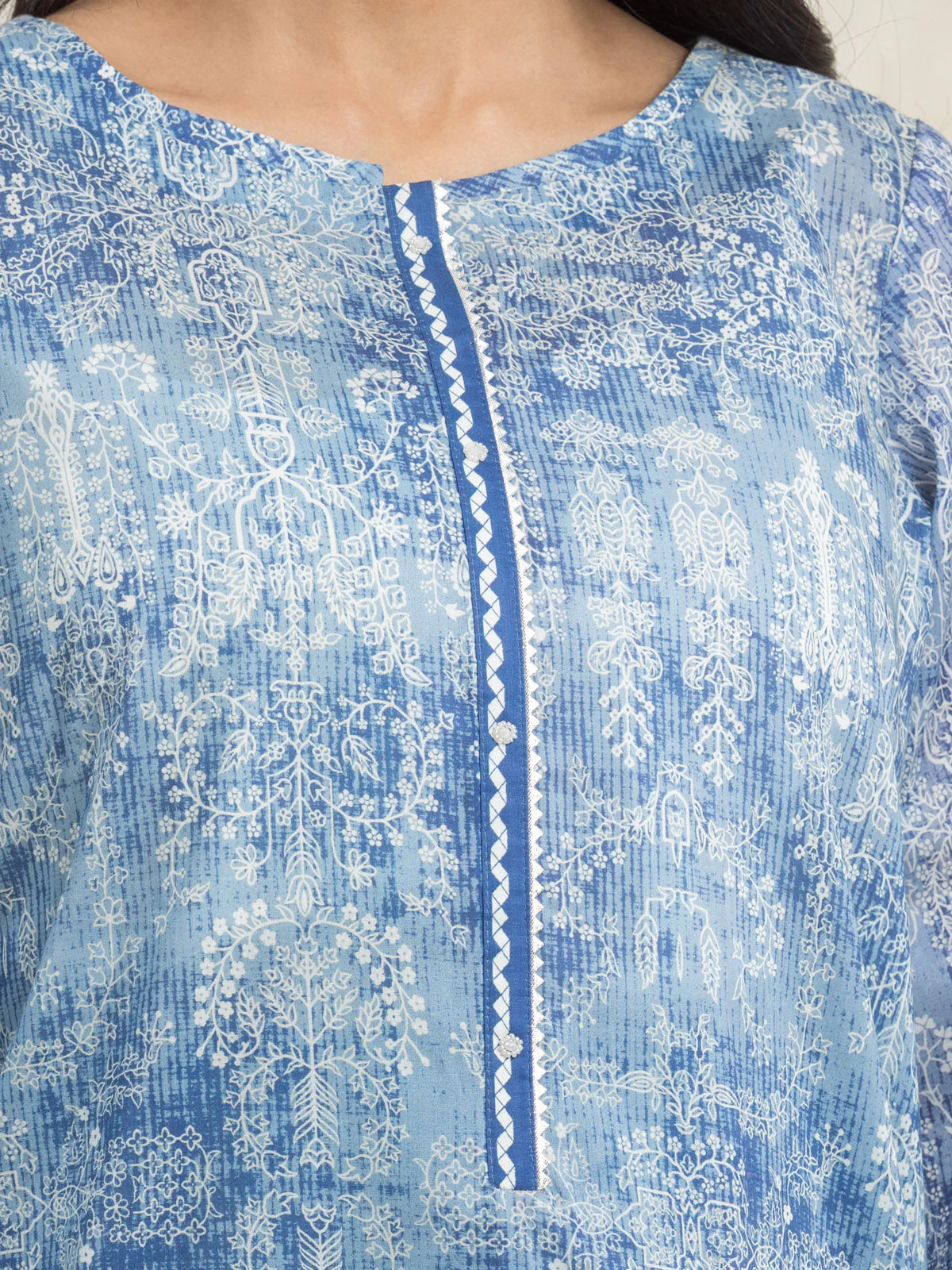 Printed Lawn Suit - EWU24A1-29036-3P - Image 3