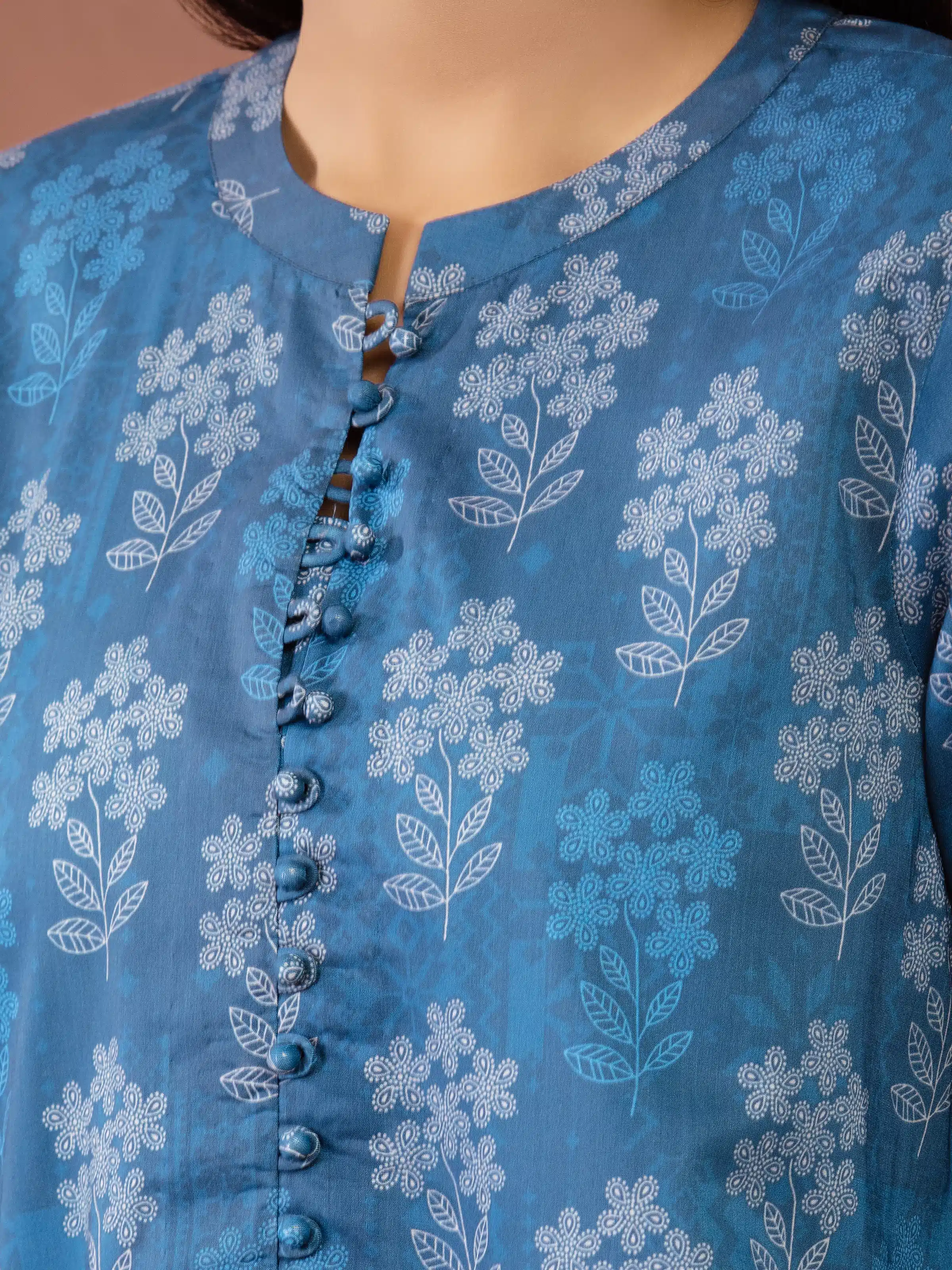 Printed Lawn Suit - EWU5A1-35278-3P - Image 3