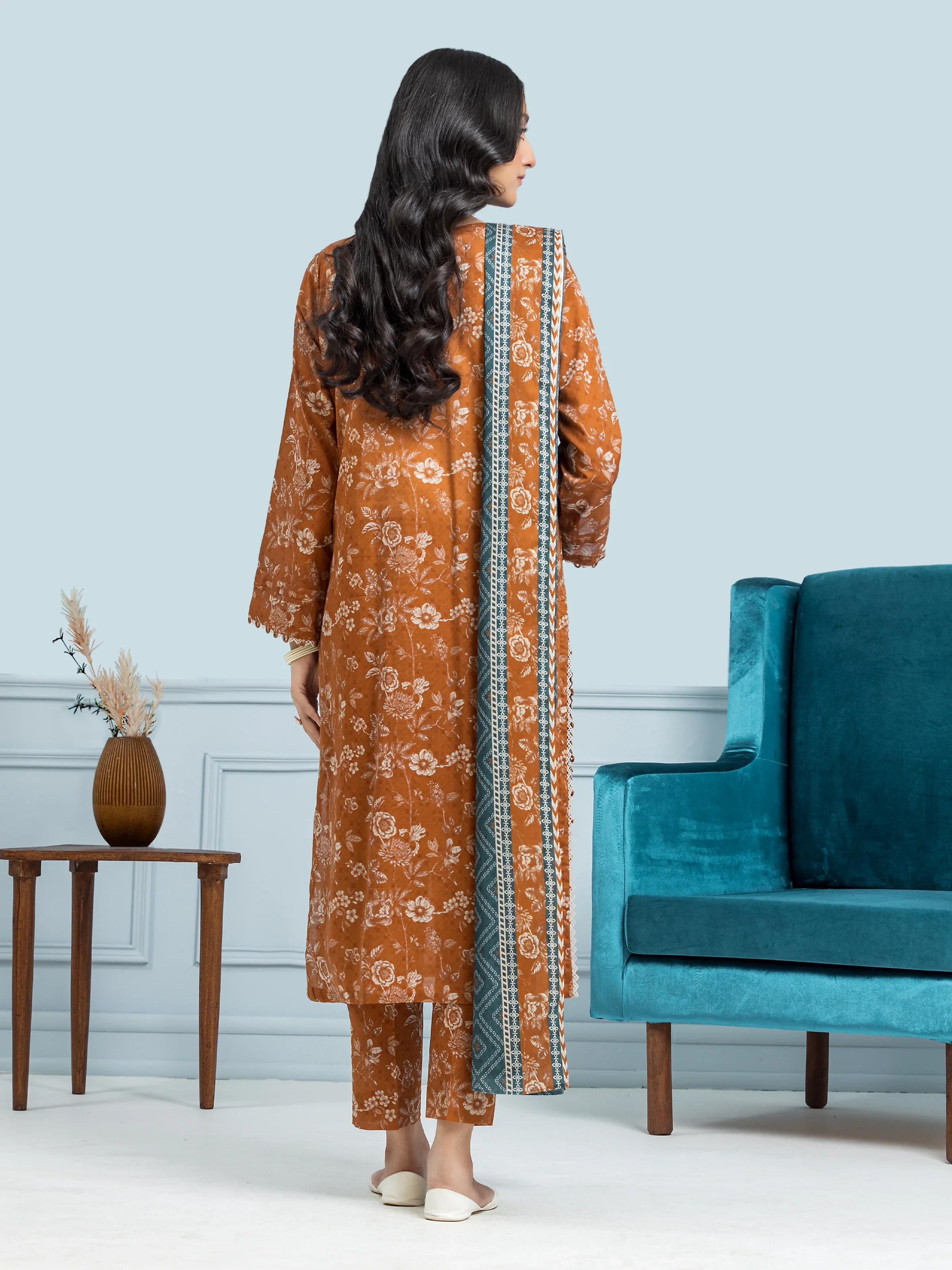 Printed Khaddar Suit - EWU24A3-29700-3P - Image 2