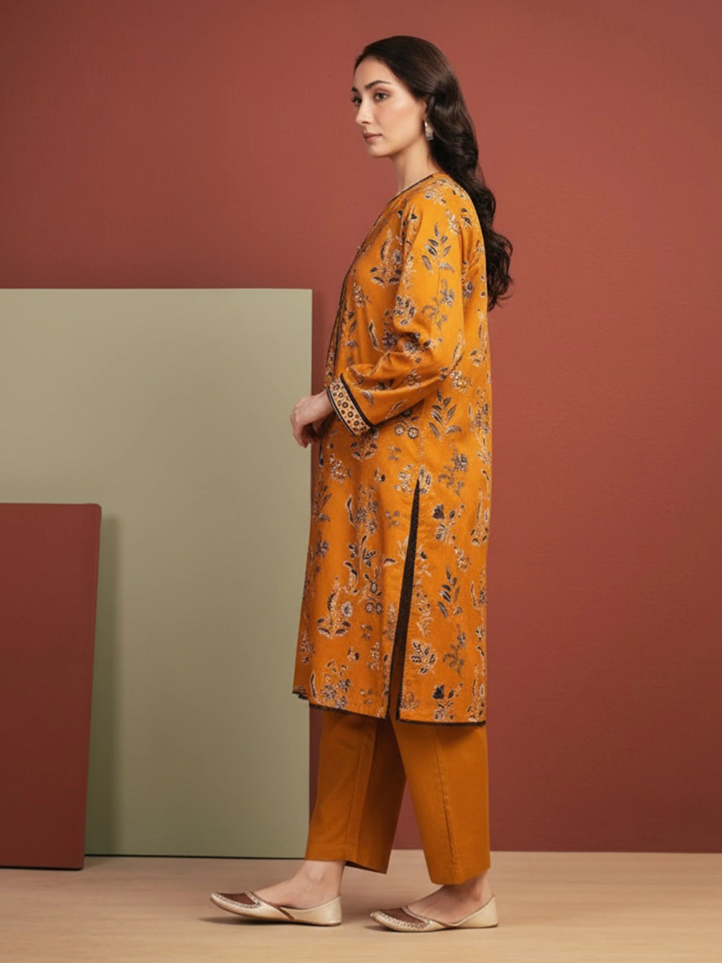 Printed Lawn Shirt - EWU5A1-35320S - Image 5