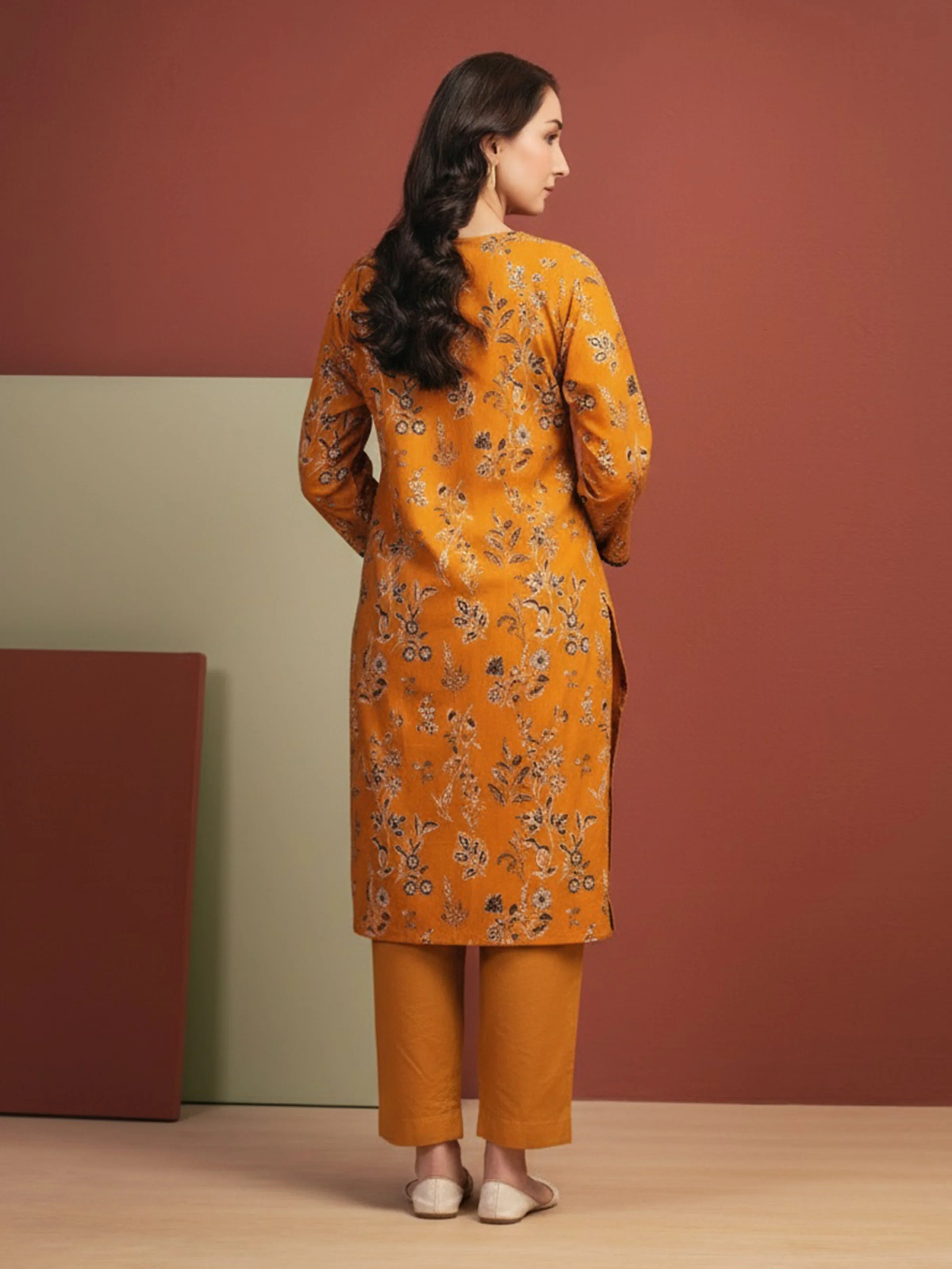 Printed Lawn Shirt - EWU5A1-35320S - Image 6