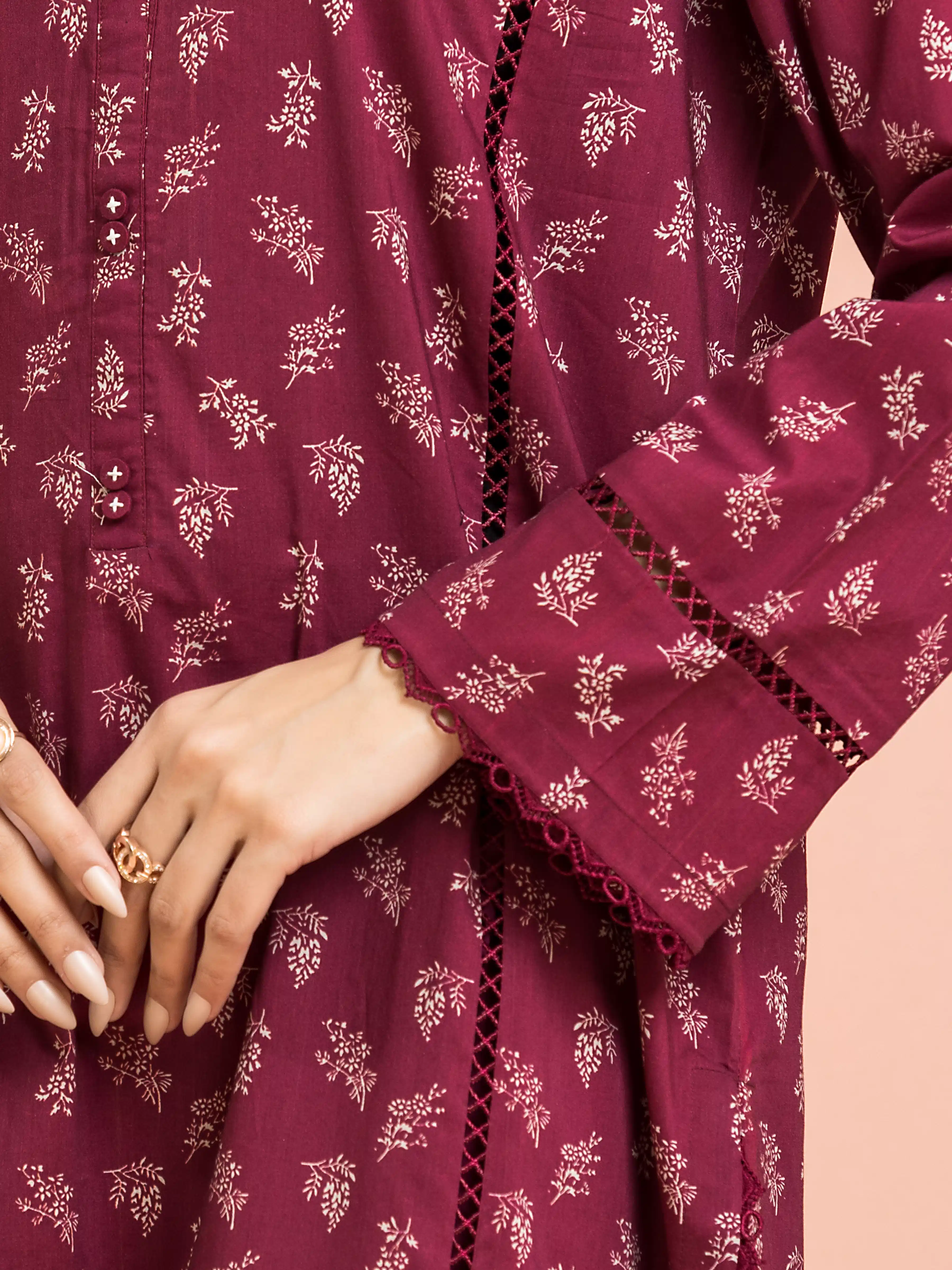 Printed Khaddar Suit - EWU24M3-113 - Image 5