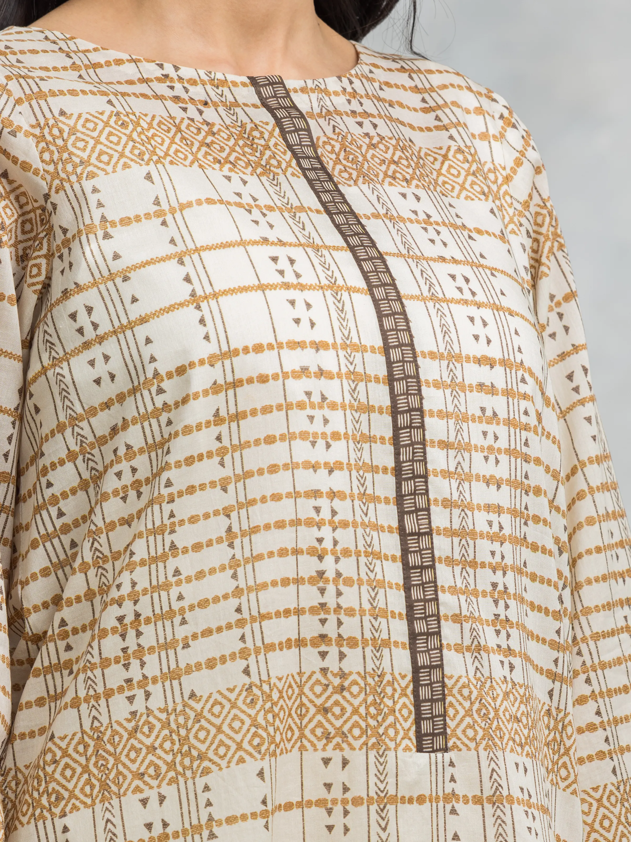 Printed Khaddar Suit - EWU24A3-28465-3P - Image 3