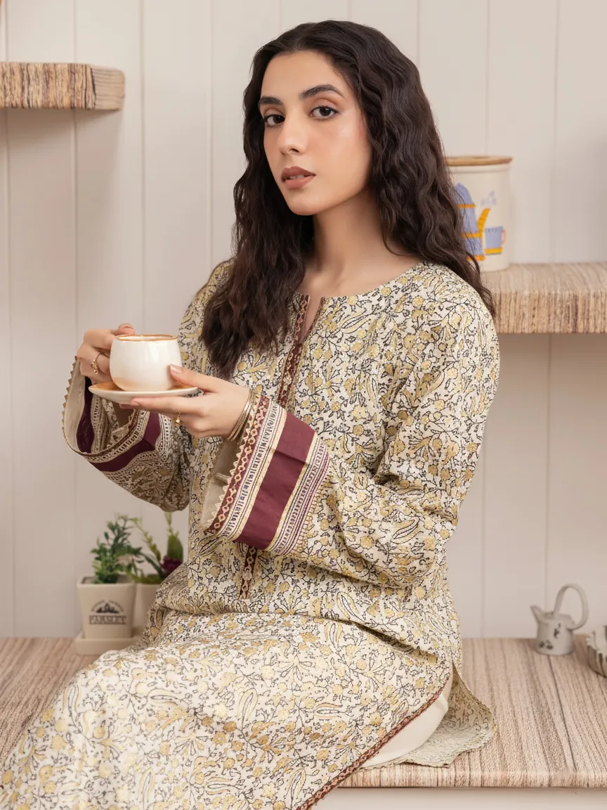 Printed Cambric Shirt Trouser - EWU24M1-060ST - Image 3