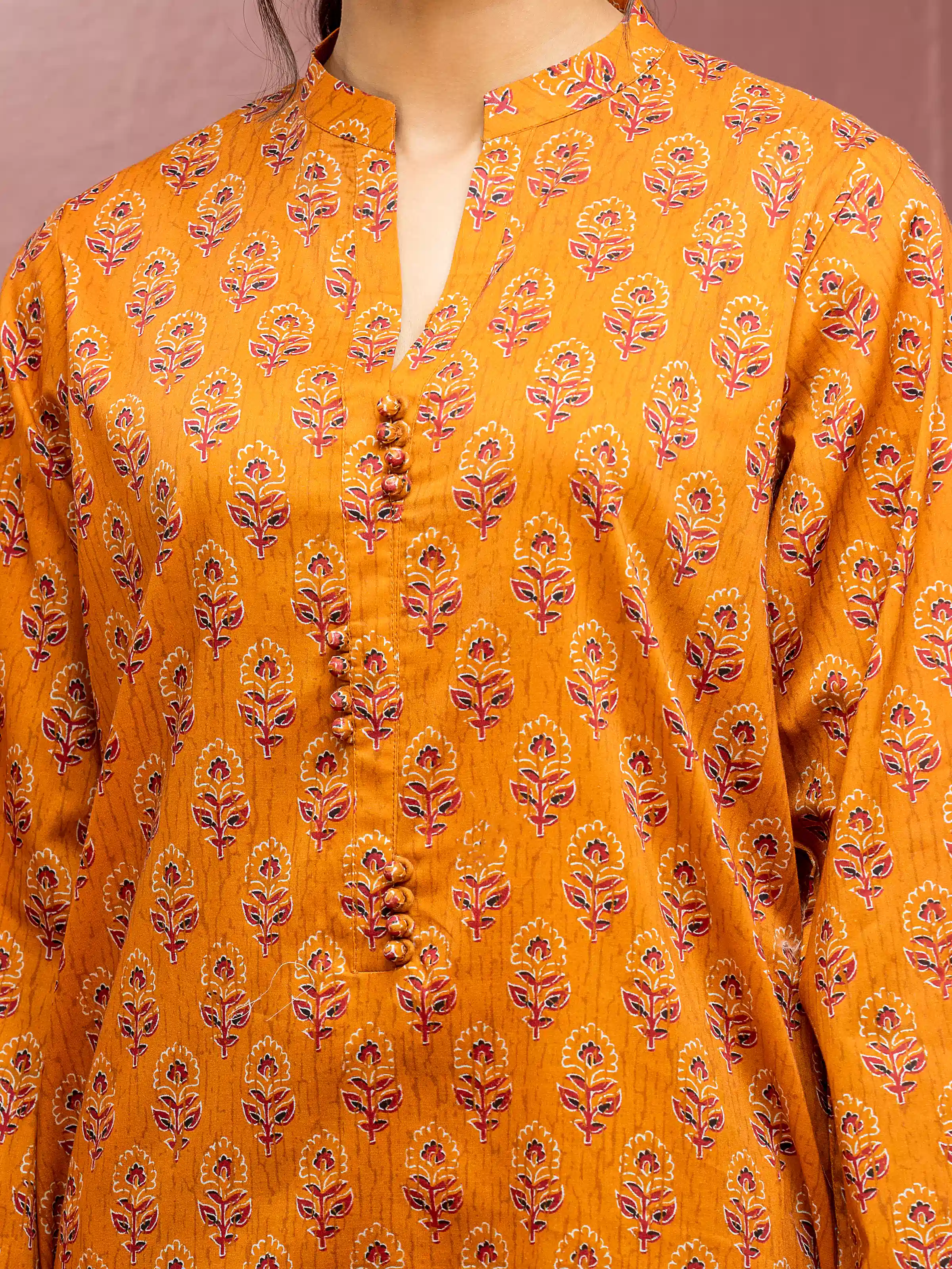 Printed Lawn Suit - EWU5A1-35097-3P - Image 4
