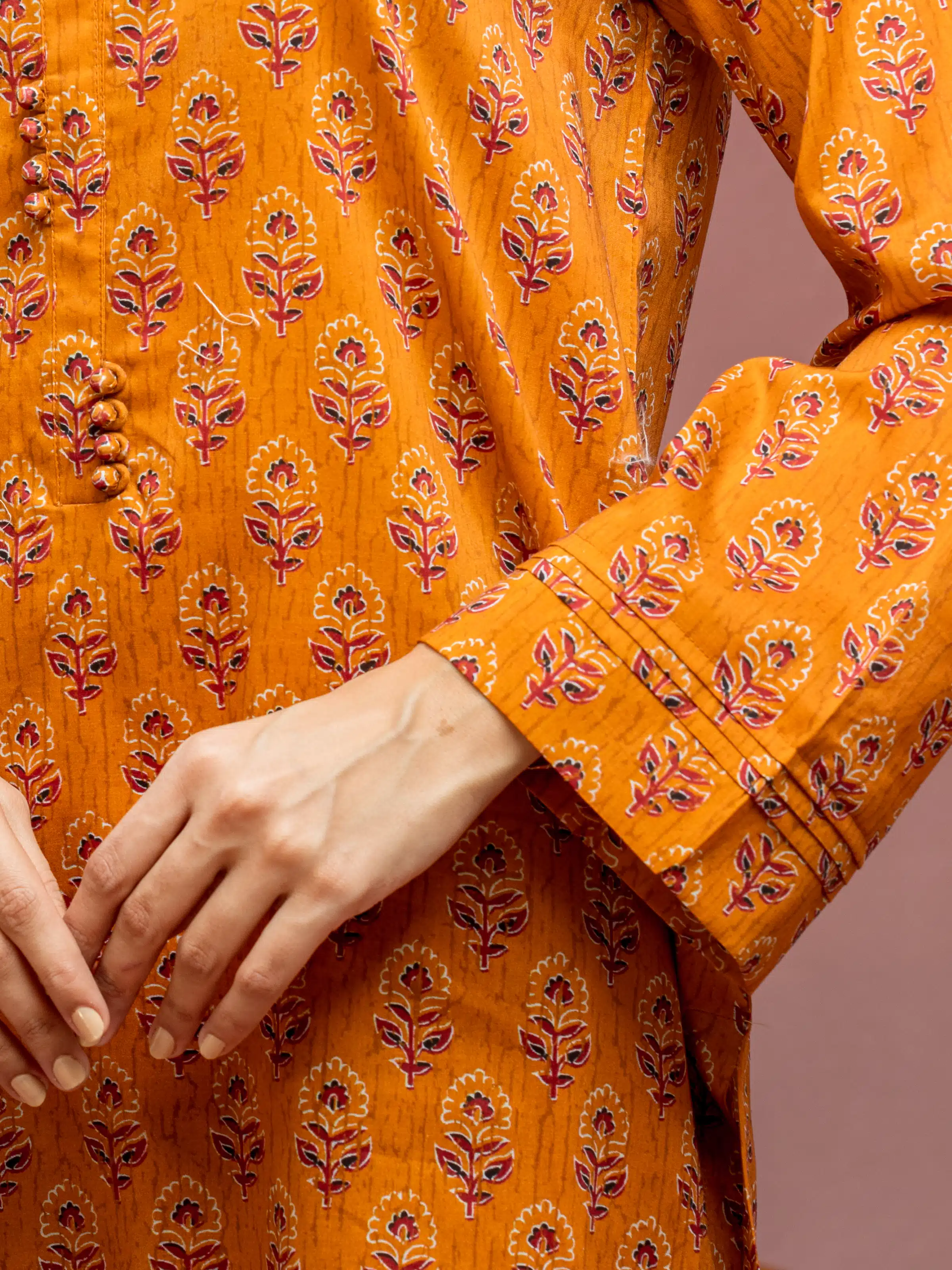 Printed Lawn Suit - EWU5A1-35097-3P - Image 5