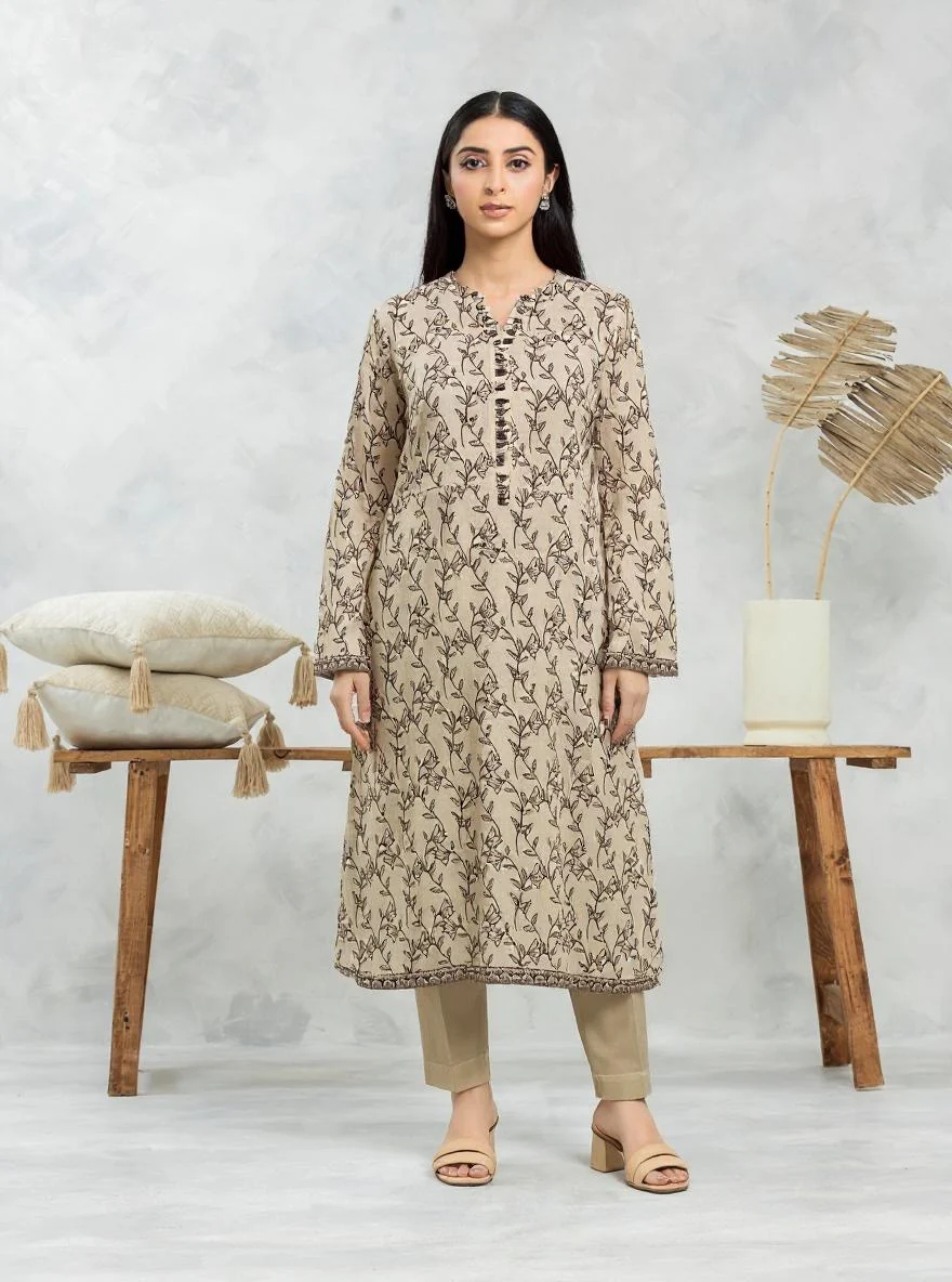 Unstitched Printed Cambric Shirt - EWU24A2-29265S