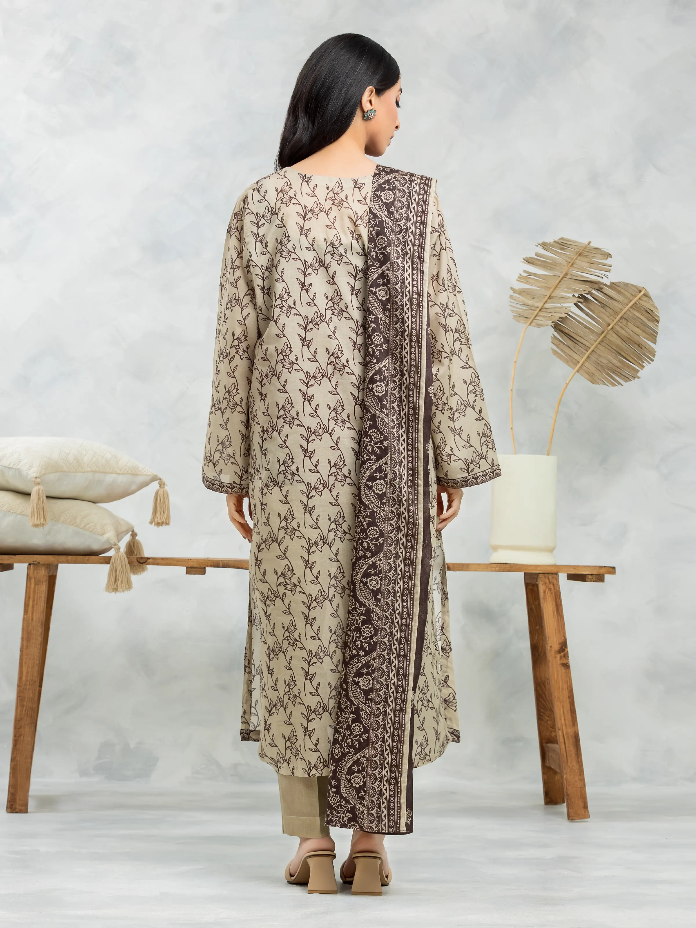 Printed Cambric Suit - EWU24A2-29265-3P - Image 2