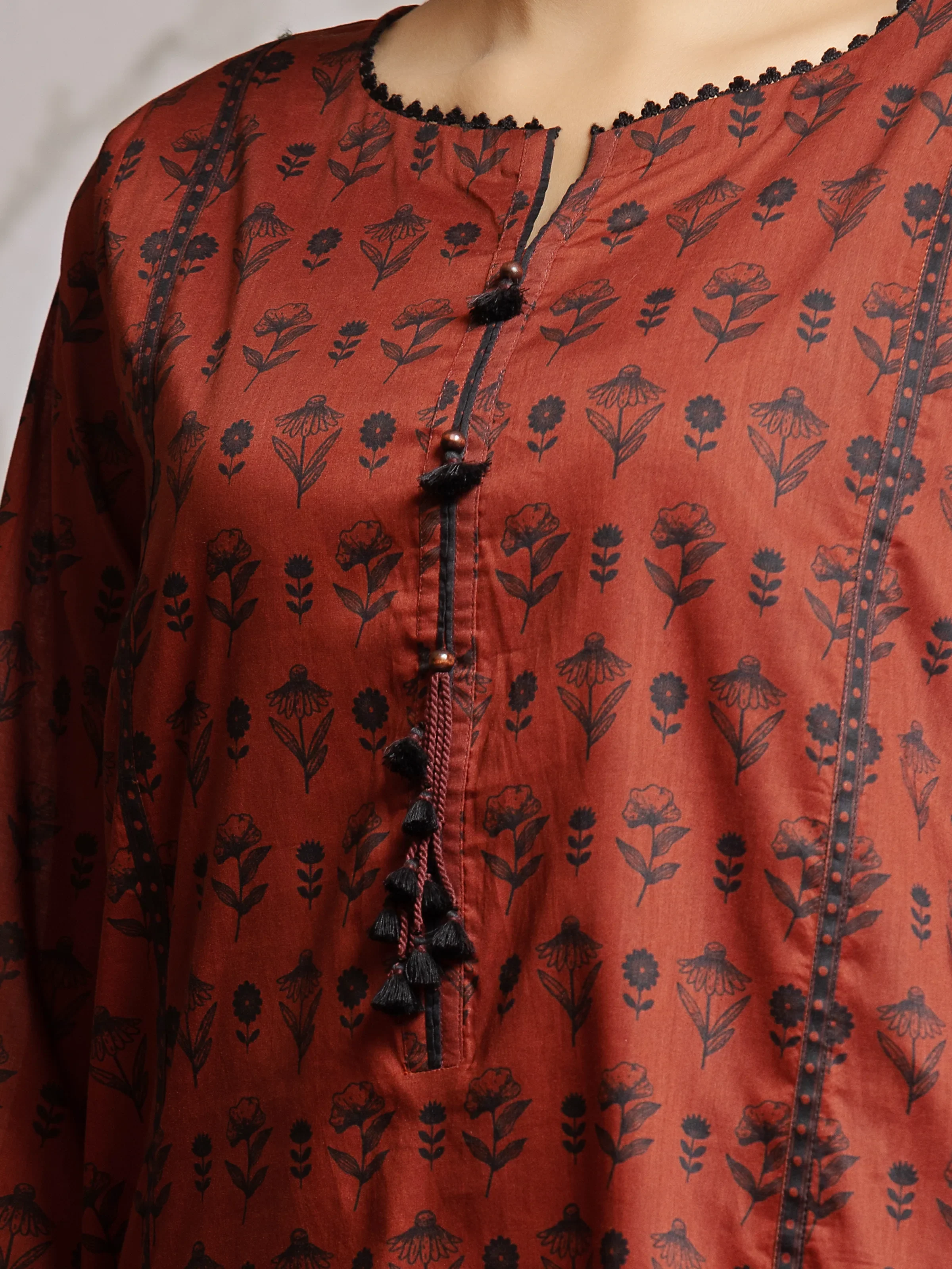 Printed Khaddar Suit - EWU24A3-29623-3P - Image 3