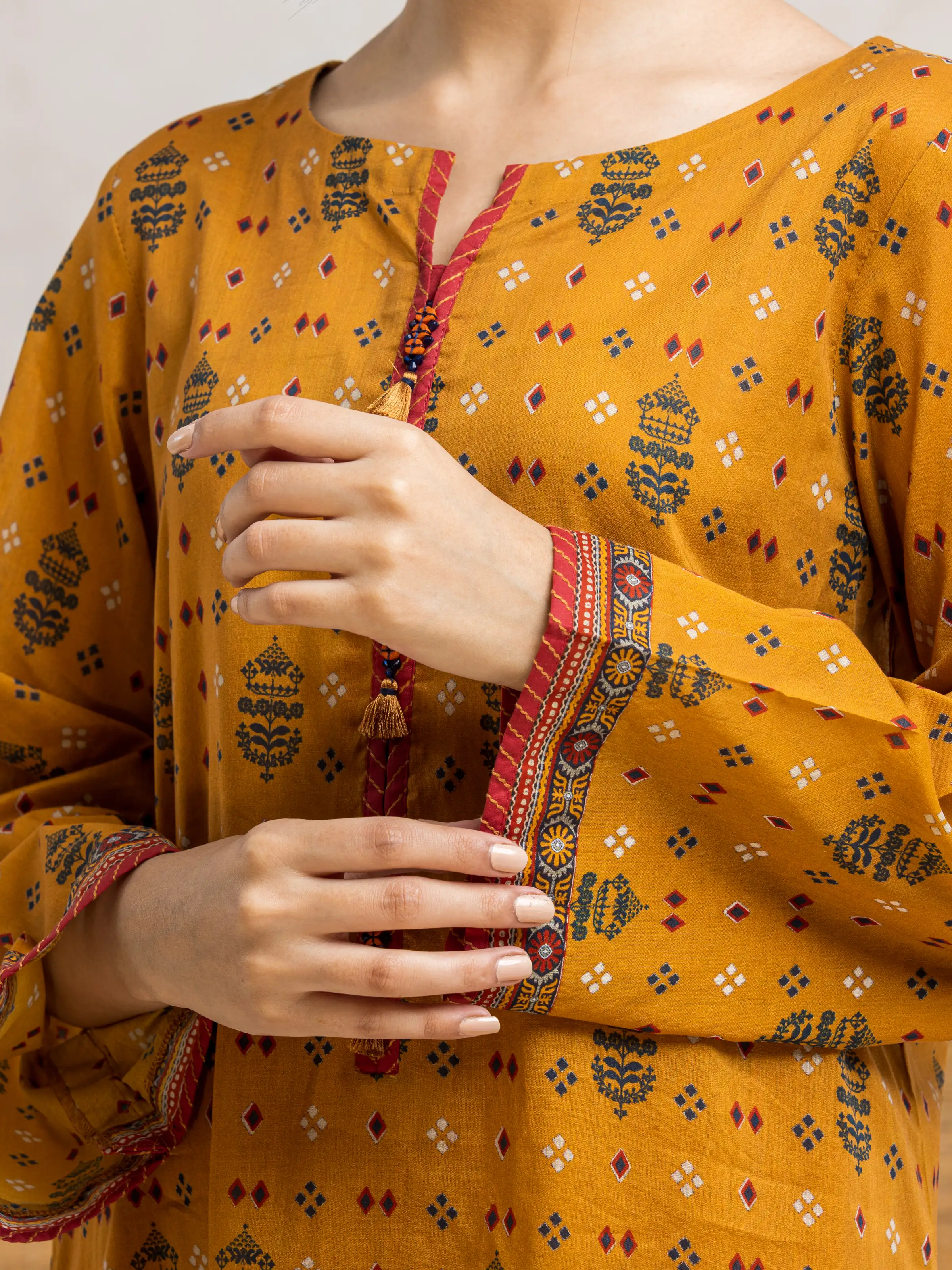 Printed Khaddar Suit - EWU24A3-28012-3P - Image 4